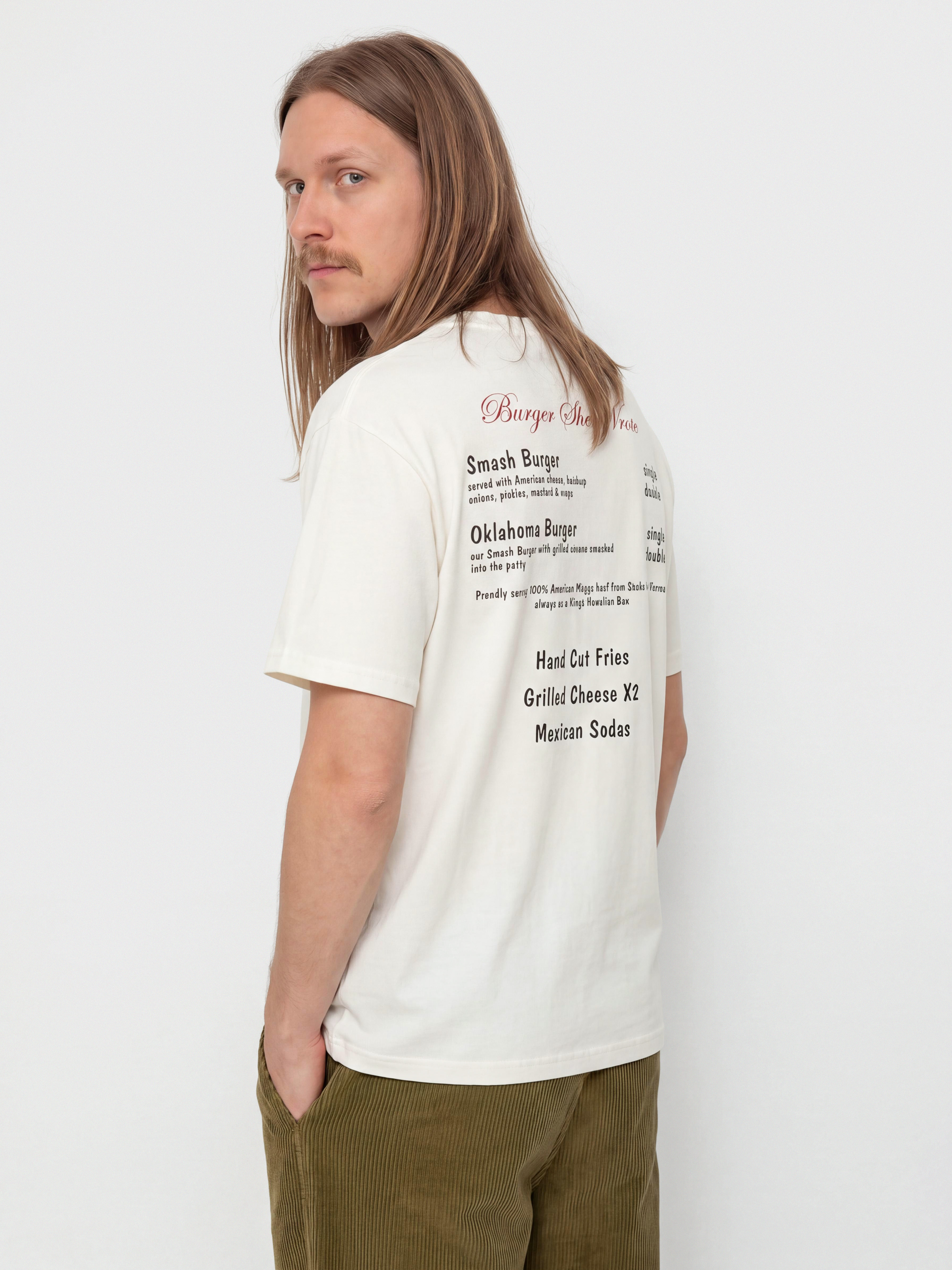 Brixton Burger She Wrote Pocket T-shirt