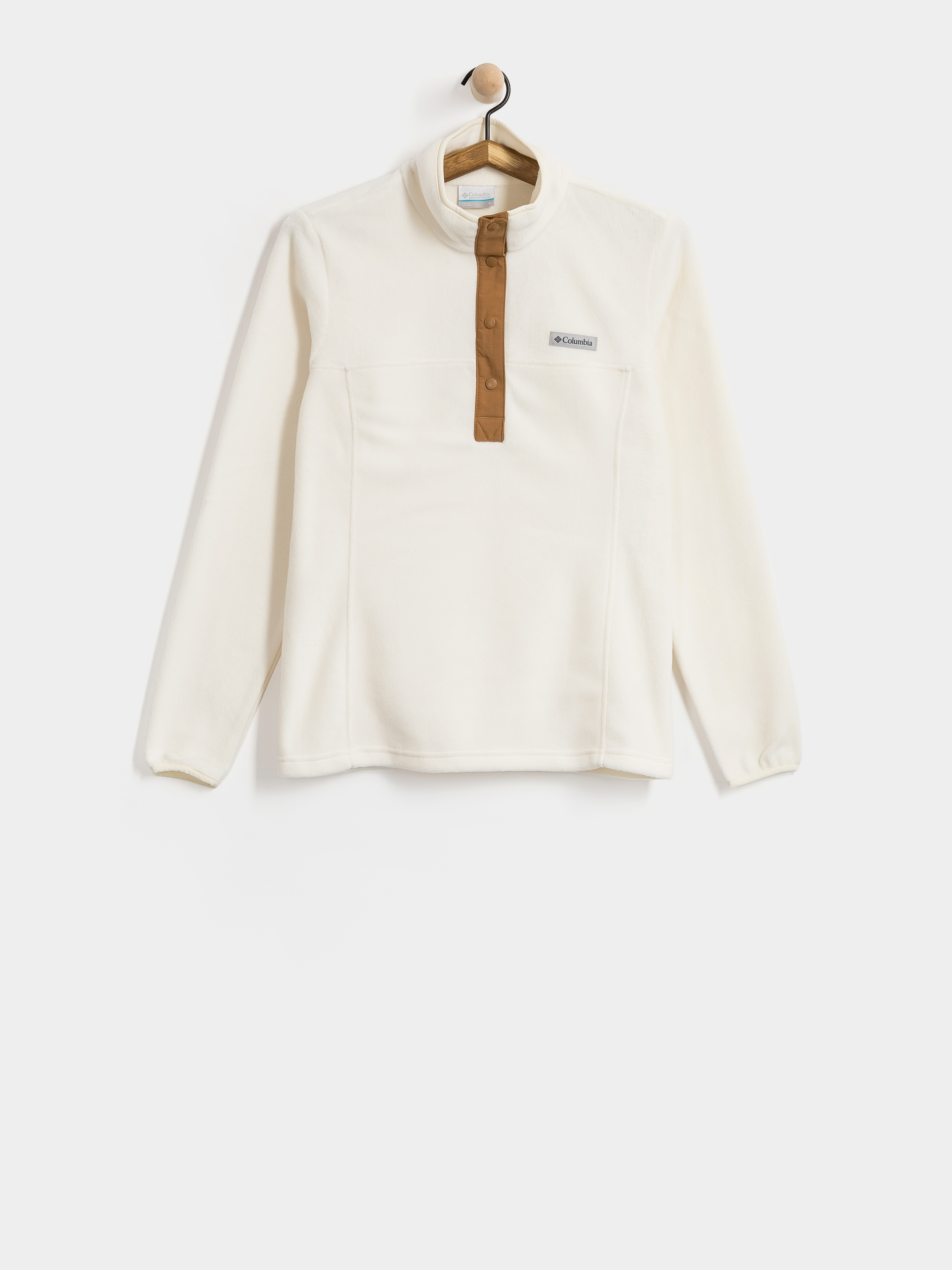 Columbia Fleece Jacke Benton Springs 1/2 Snap Pull Over II Wmn (chalk/camel brown)