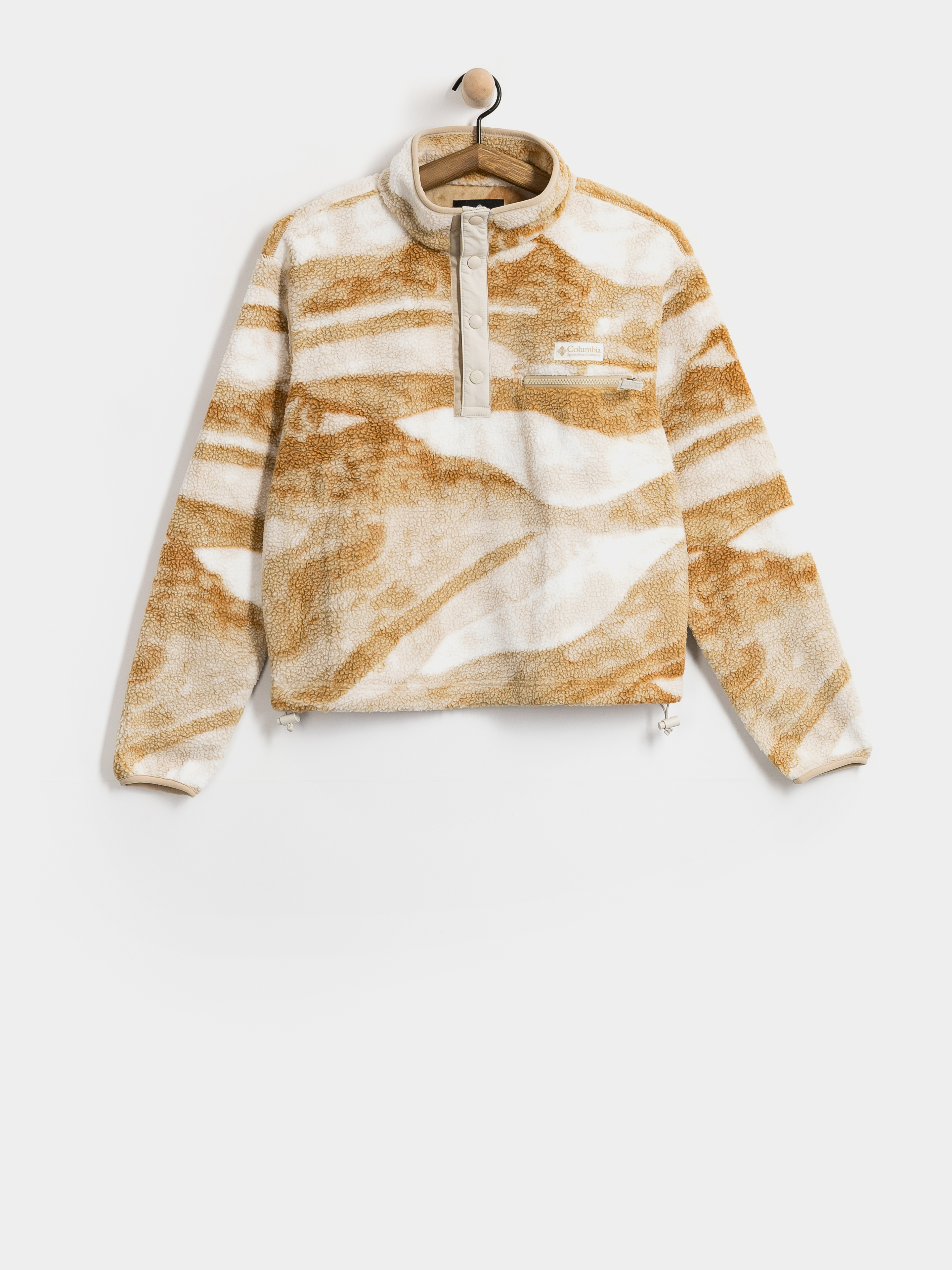 Columbia Fleece  Helvetia II Printed Cropped Half Snap Wmn (sea salt/summi)