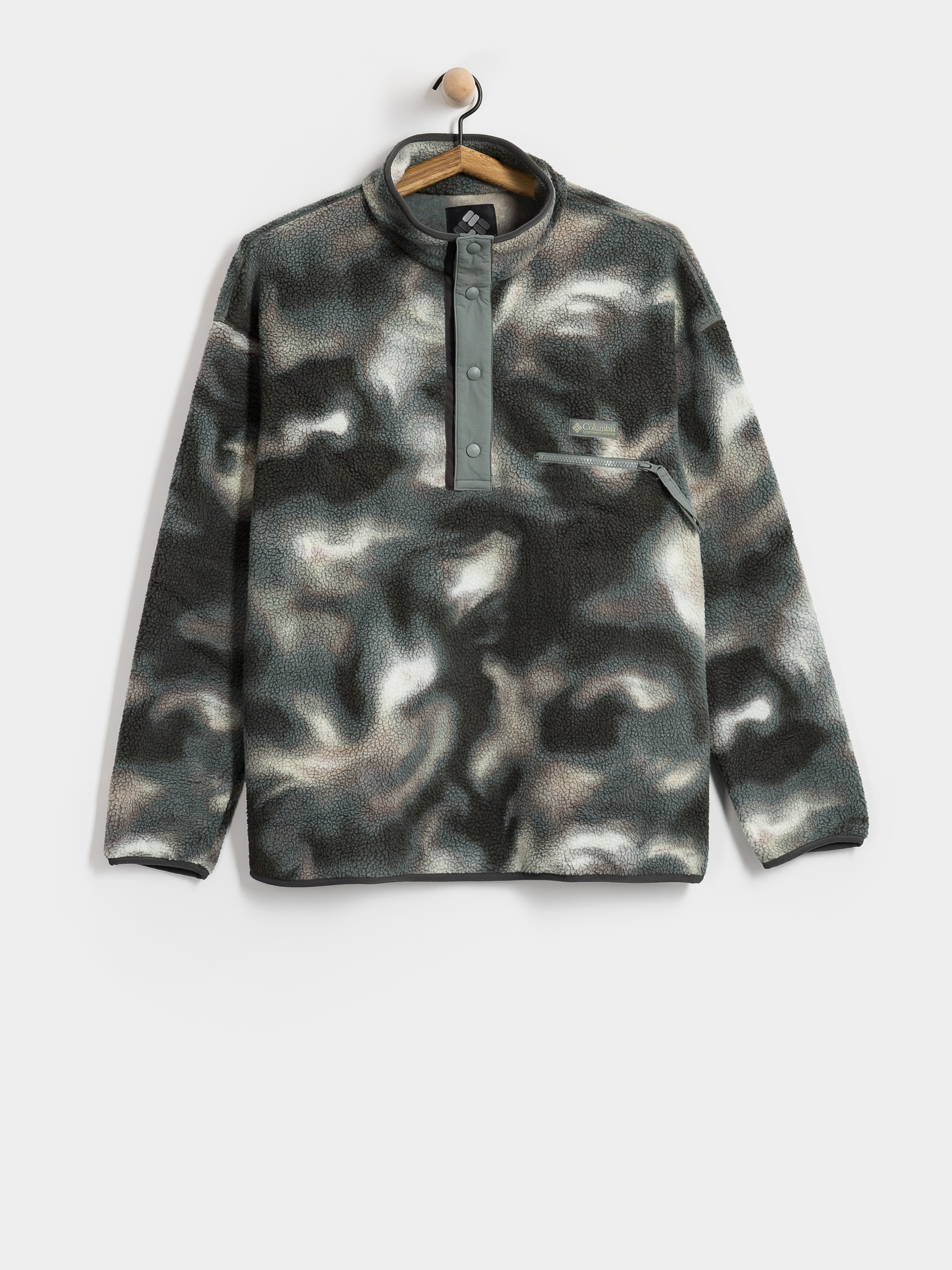 Columbia Fleece  Helvetia II Printed Half Snap (sedona sage dye)