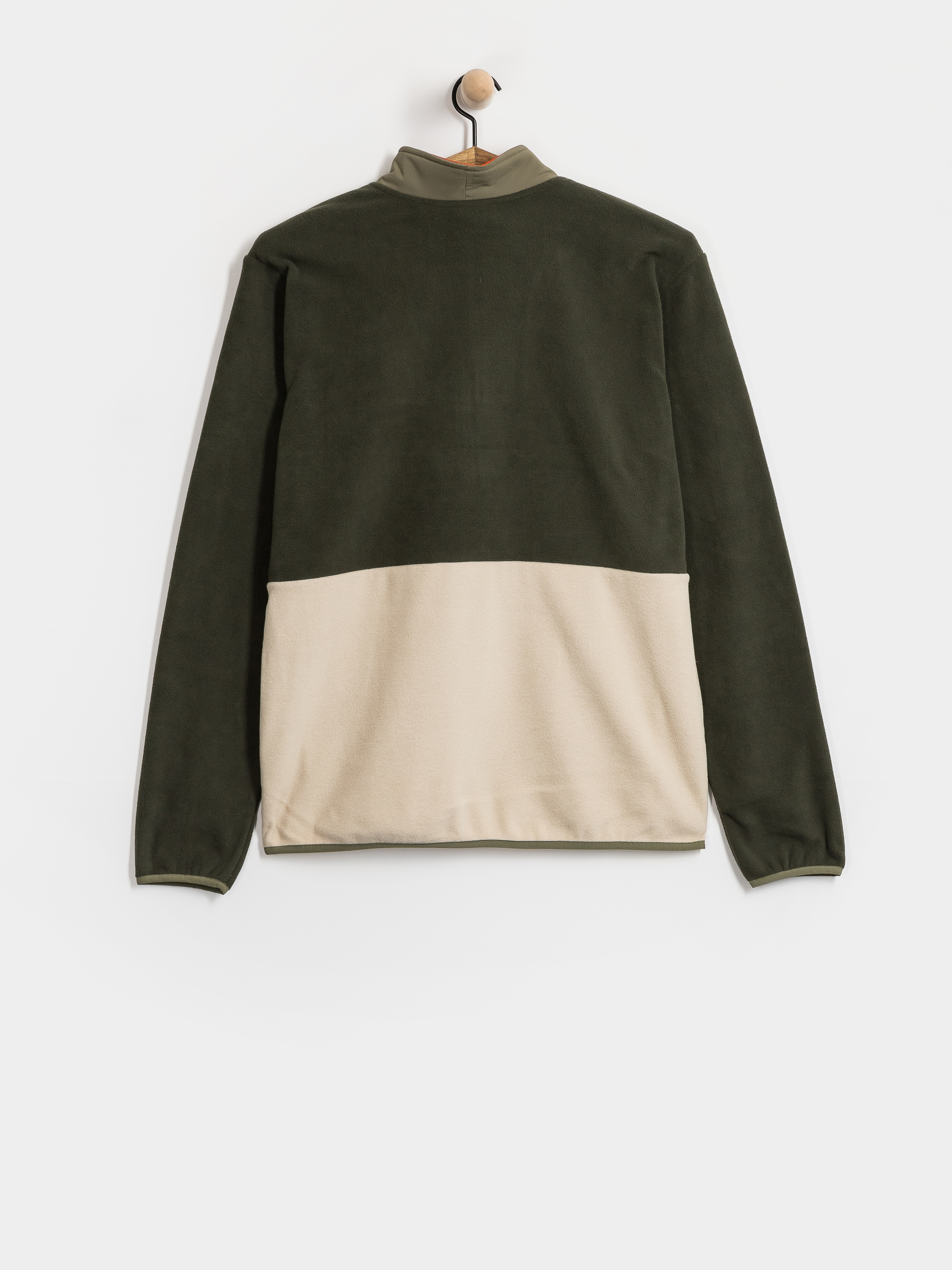 Herren Columbia Fleece Jacke Sequoia Grove II Half Zip (greenscape/anccient fossil)
