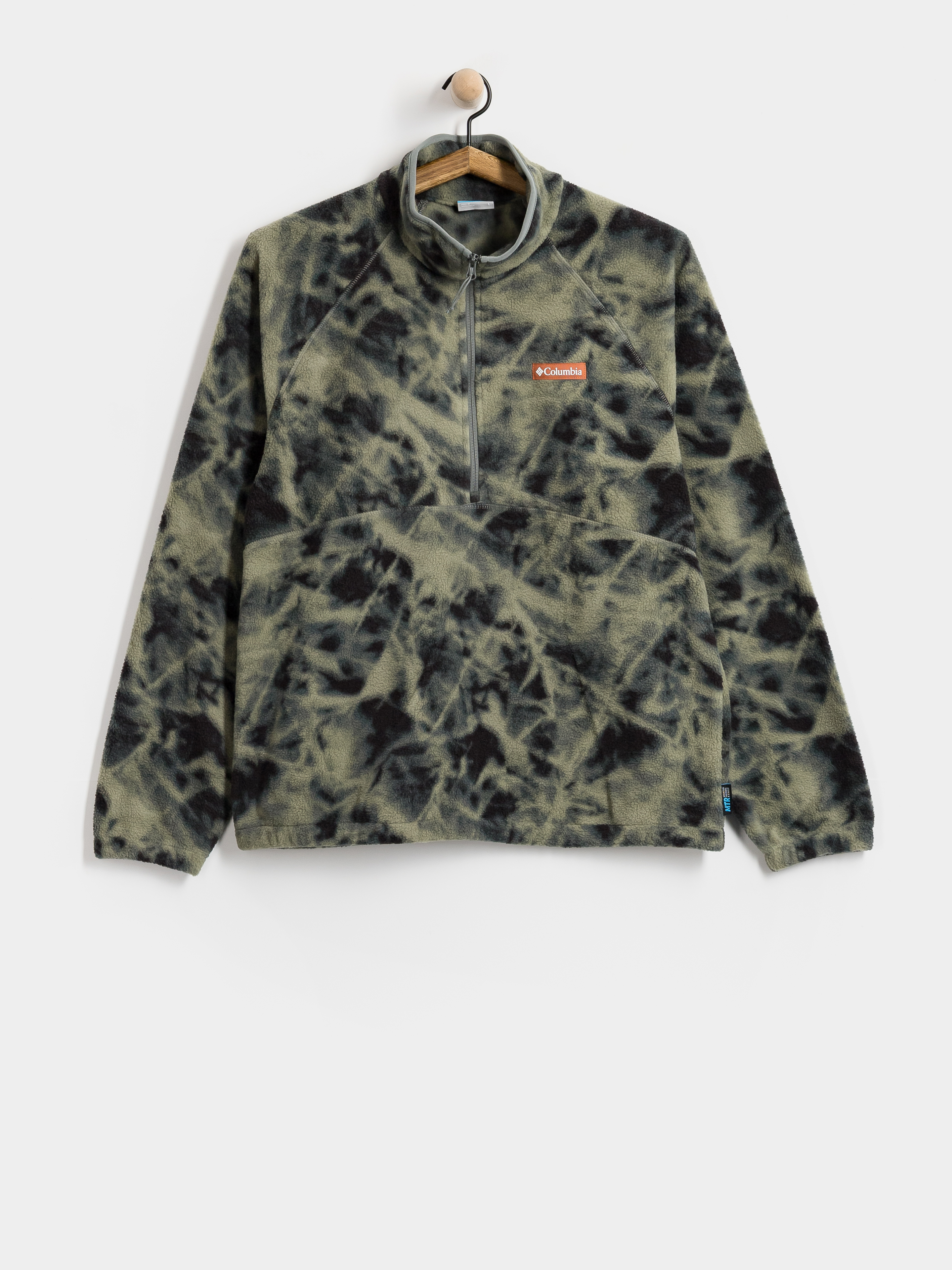 Herren Columbia Fleece Jacke Timber Crest MTR Printed Half Zip (sedona sage/icypeaks)