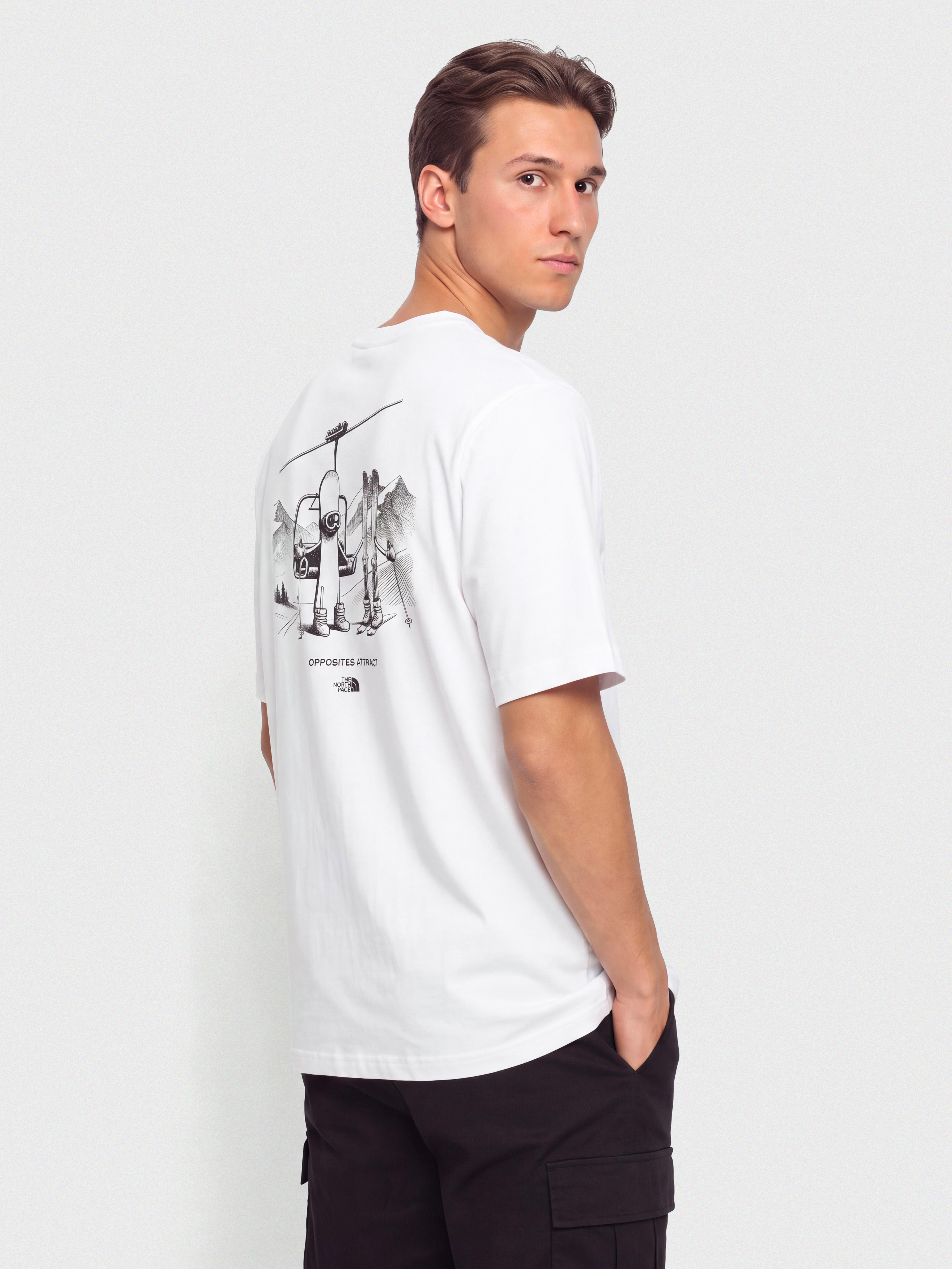 The North Face T-Shirt Opposites Attract Relaxed (tnf white)