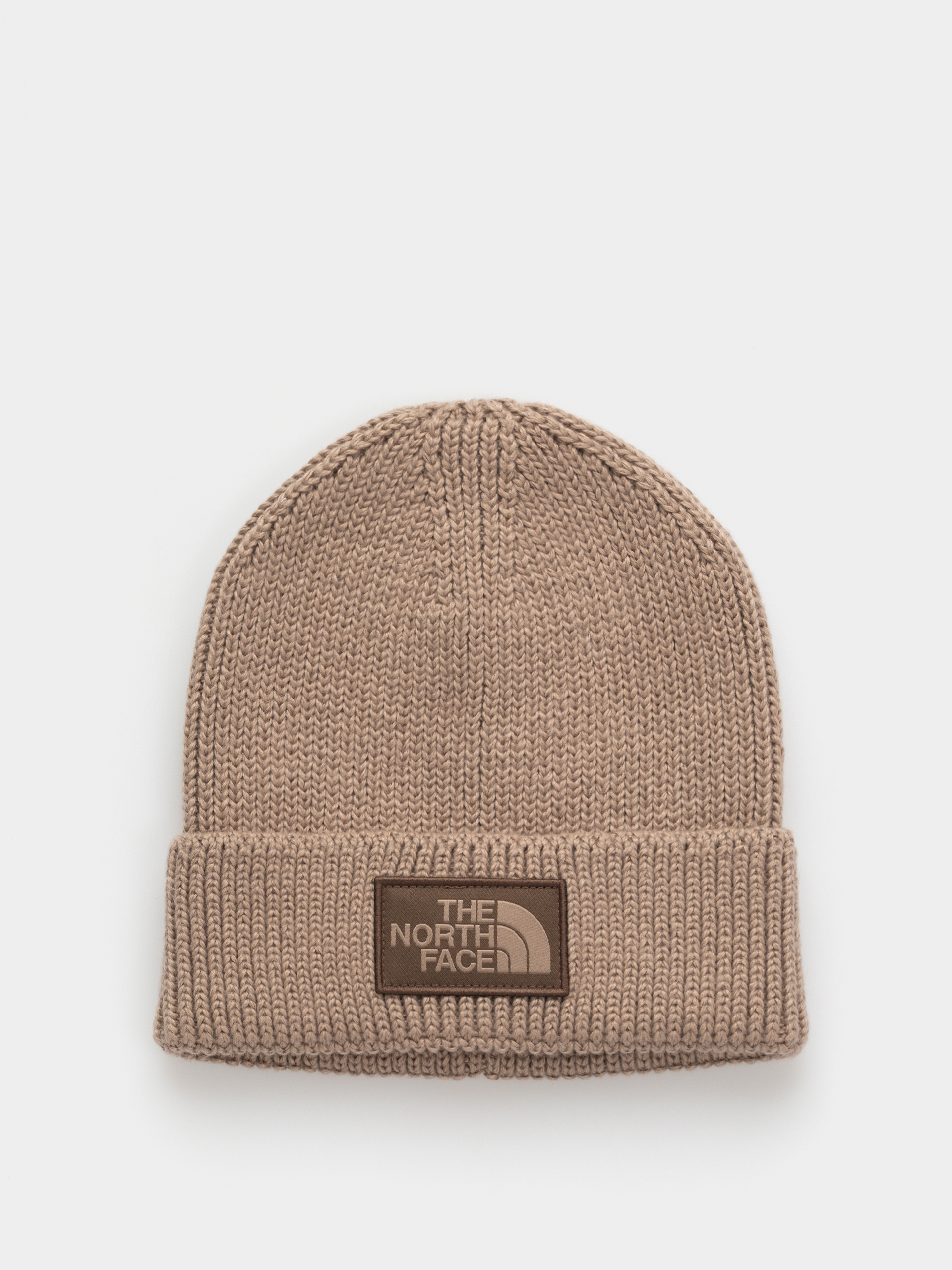 The North Face Tnf Logo Box Cuffed Beanie (garnet)