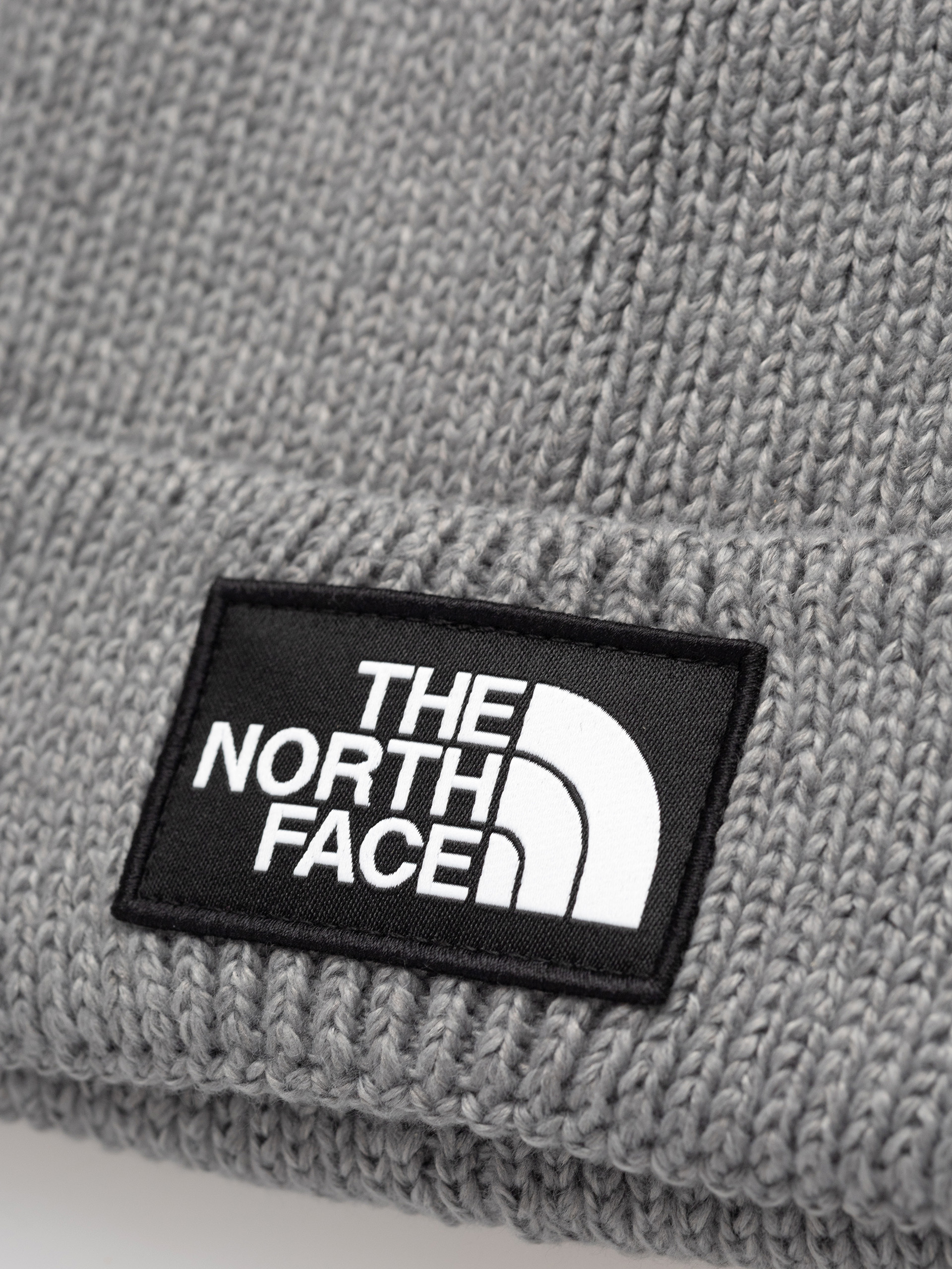 The North Face Tnf Logo Box Cuffed Mütze (tnf medium grey heather)