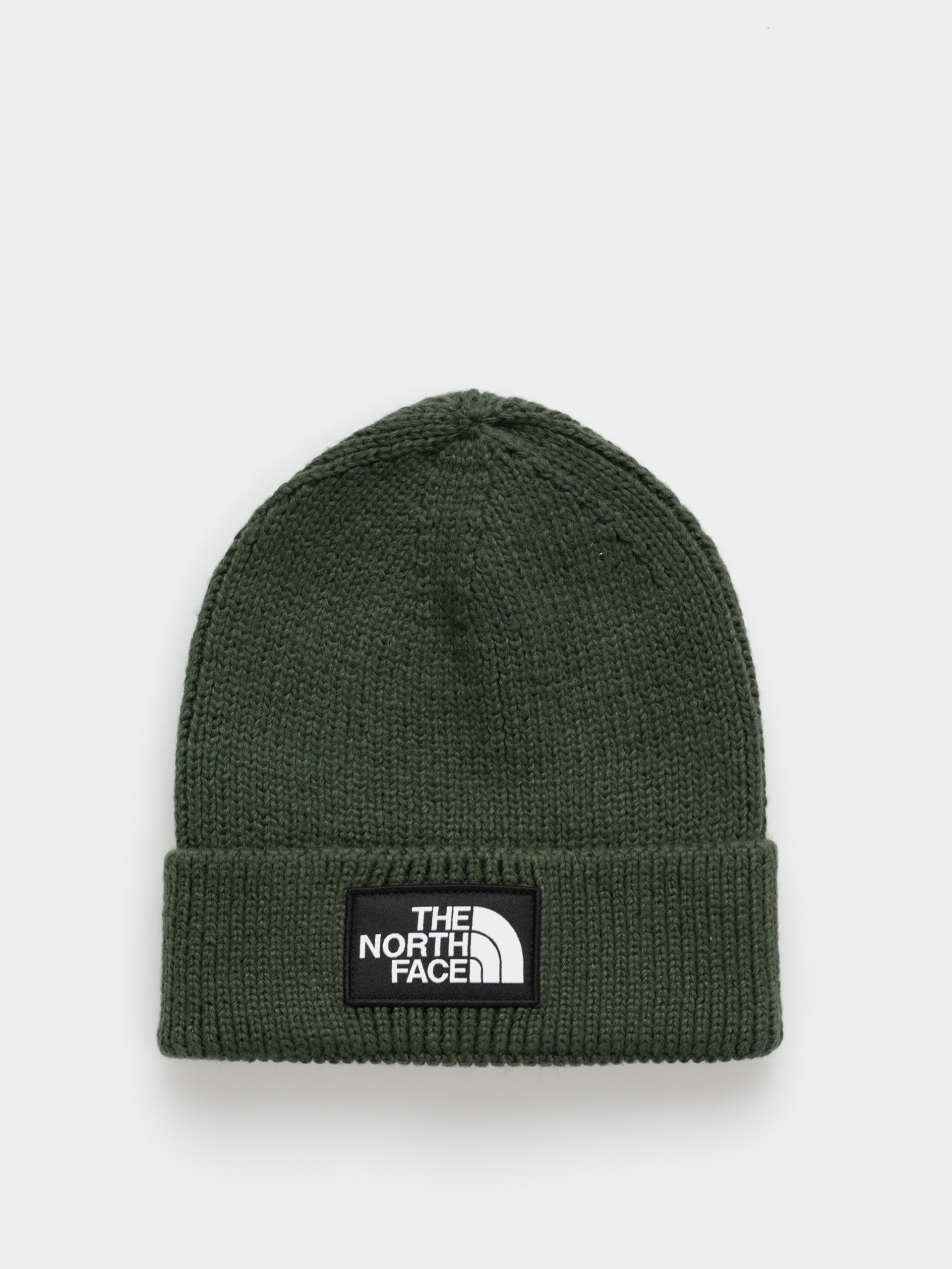 The North Face Tnf Logo Box Cuffed Mu00fctze (bottle green)