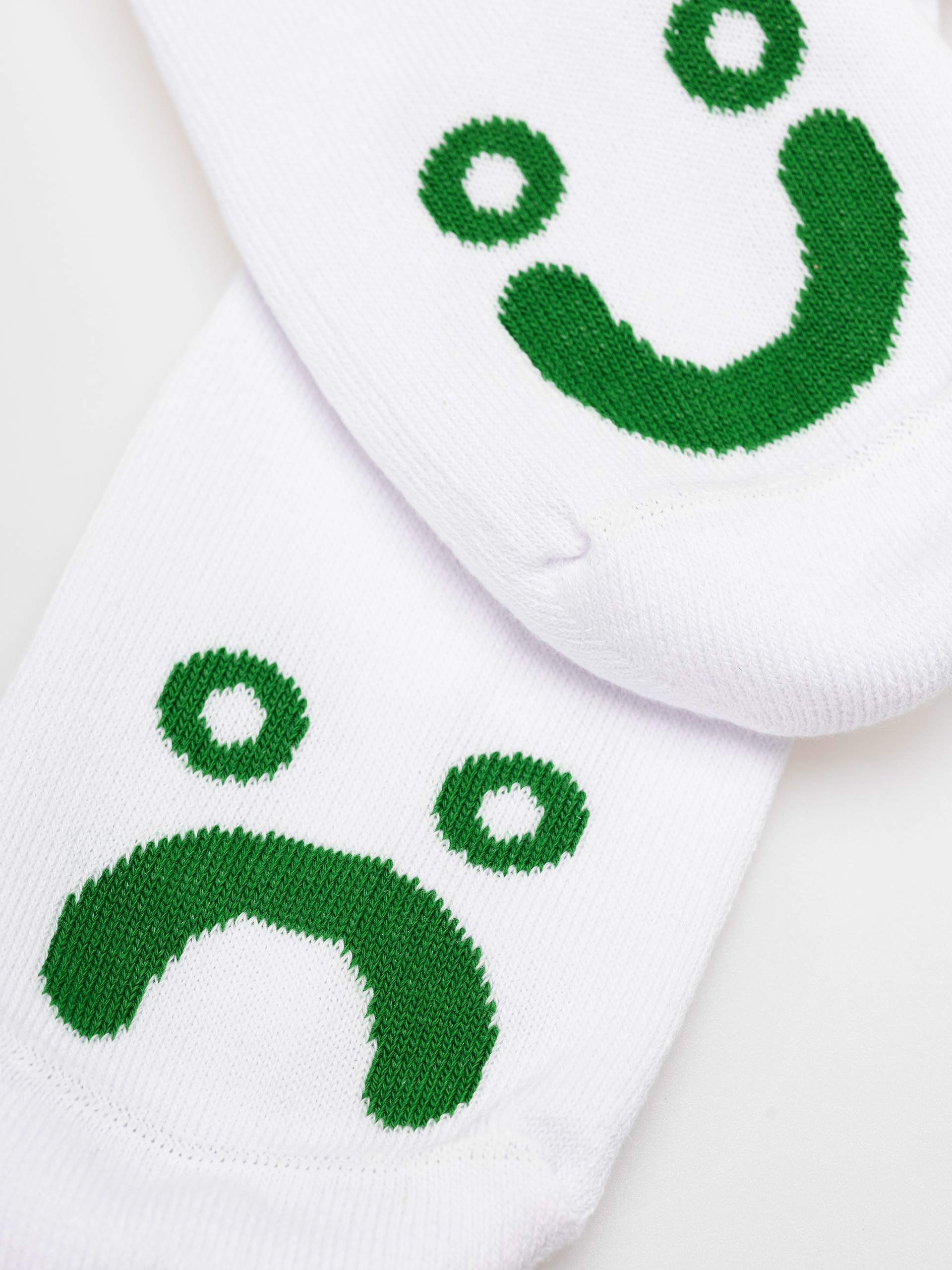 Polar Skate Happy Sad Socken (white/green)