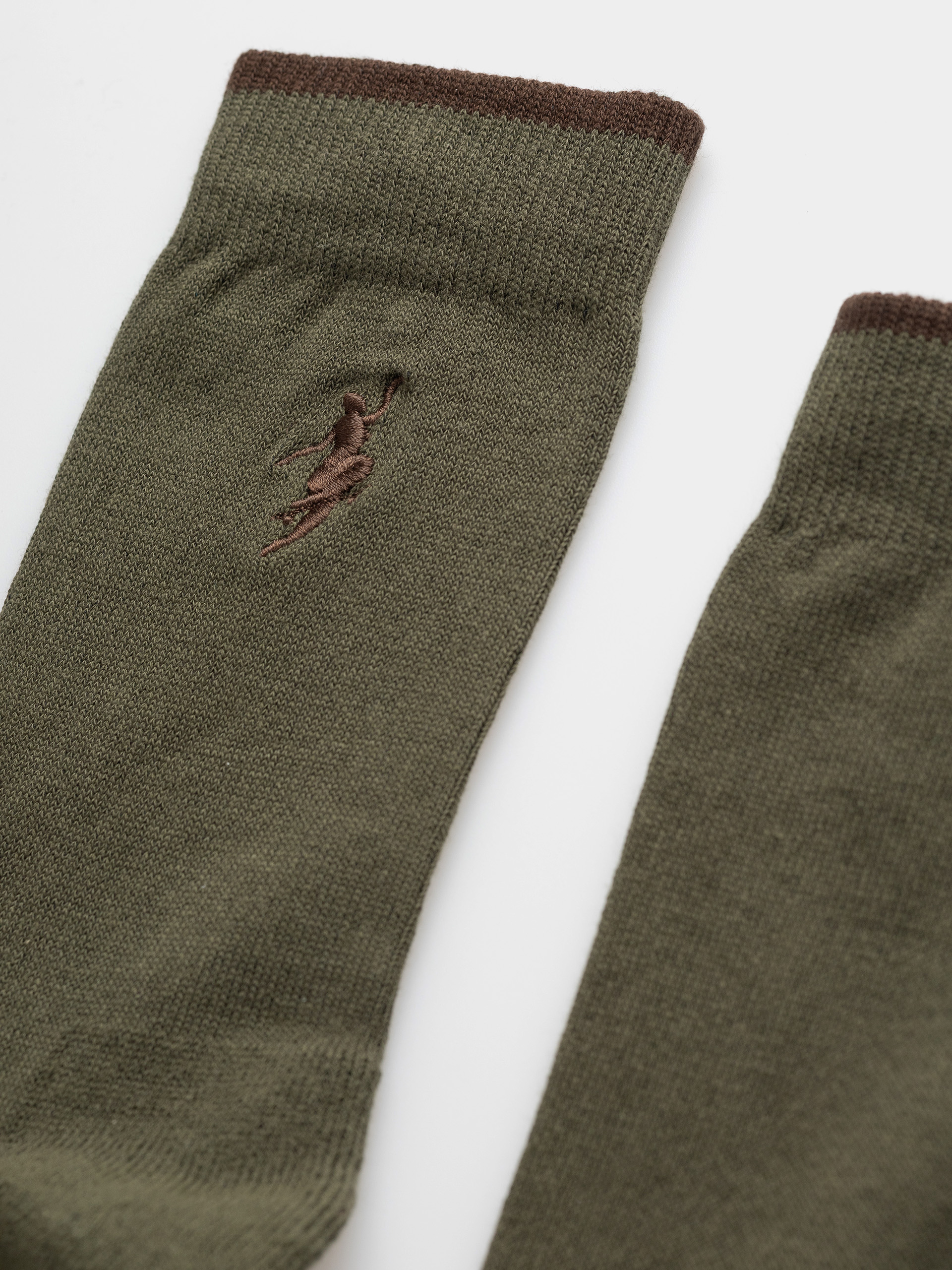 Polar Skate No Complies Forever Socken (army green/brown)