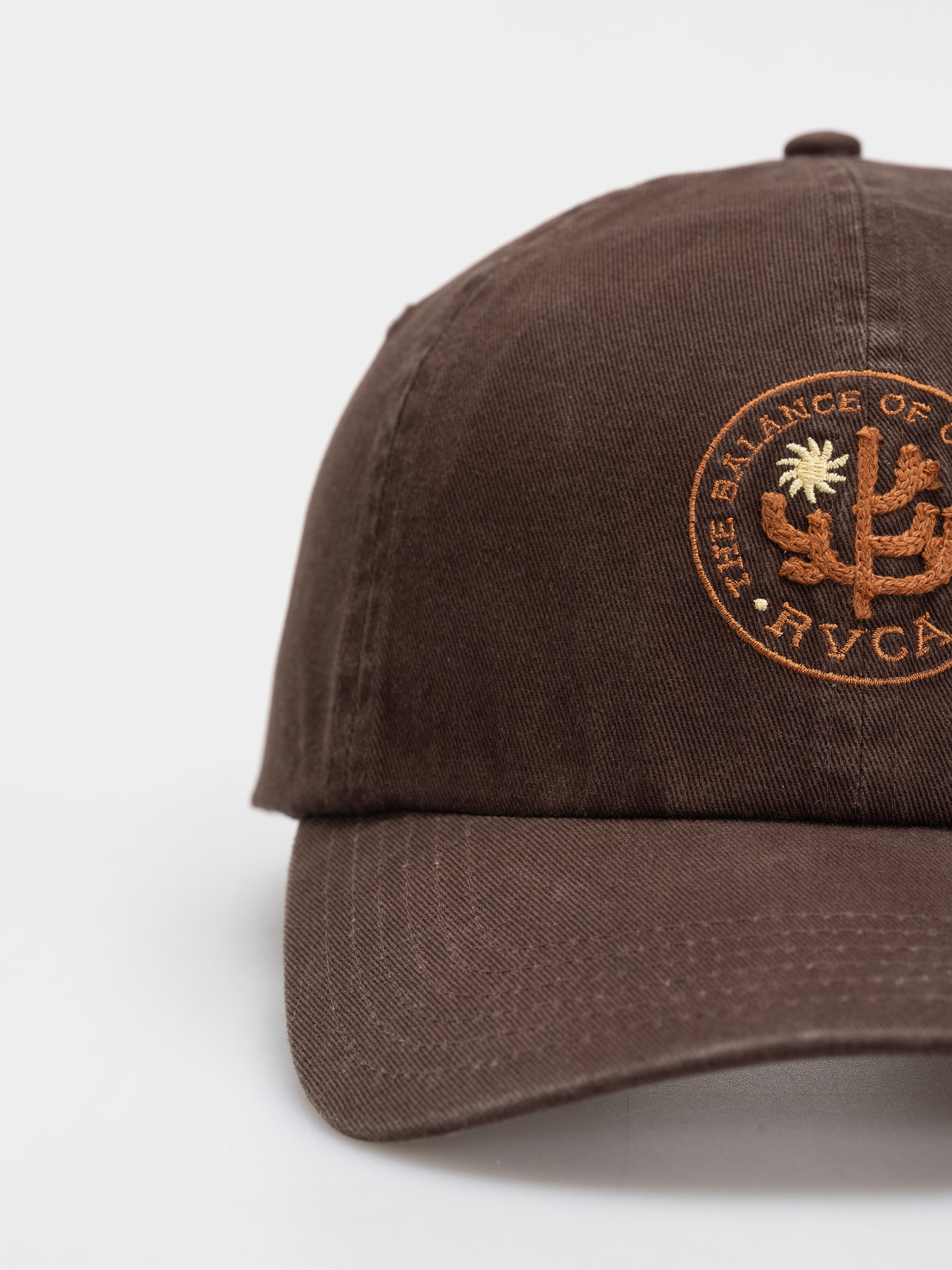 RVCA Sanctum Dad Cap Cap (chocolate)