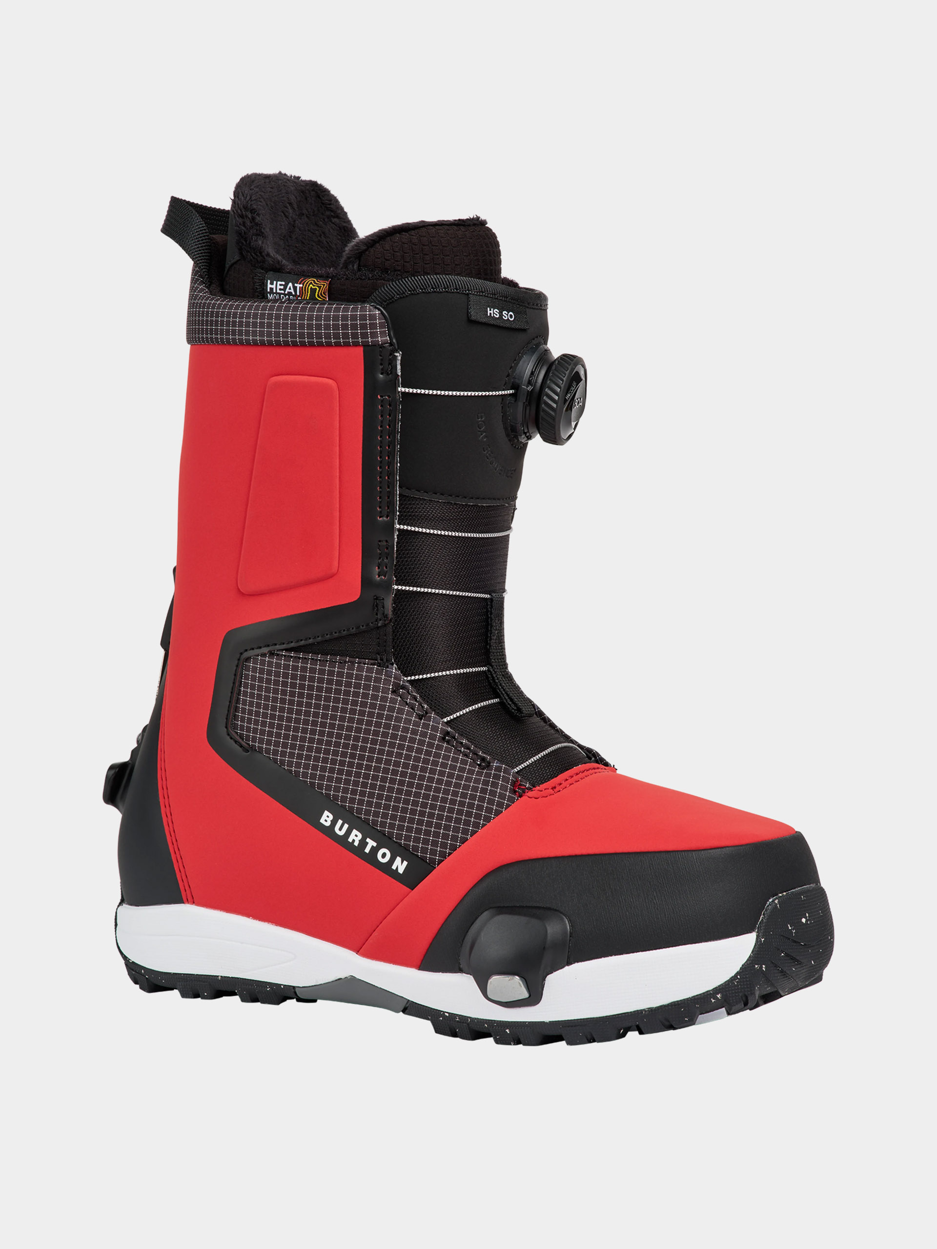 Herren Burton Snowboard Schuhe Highshot Step On (geranium red grid/black)