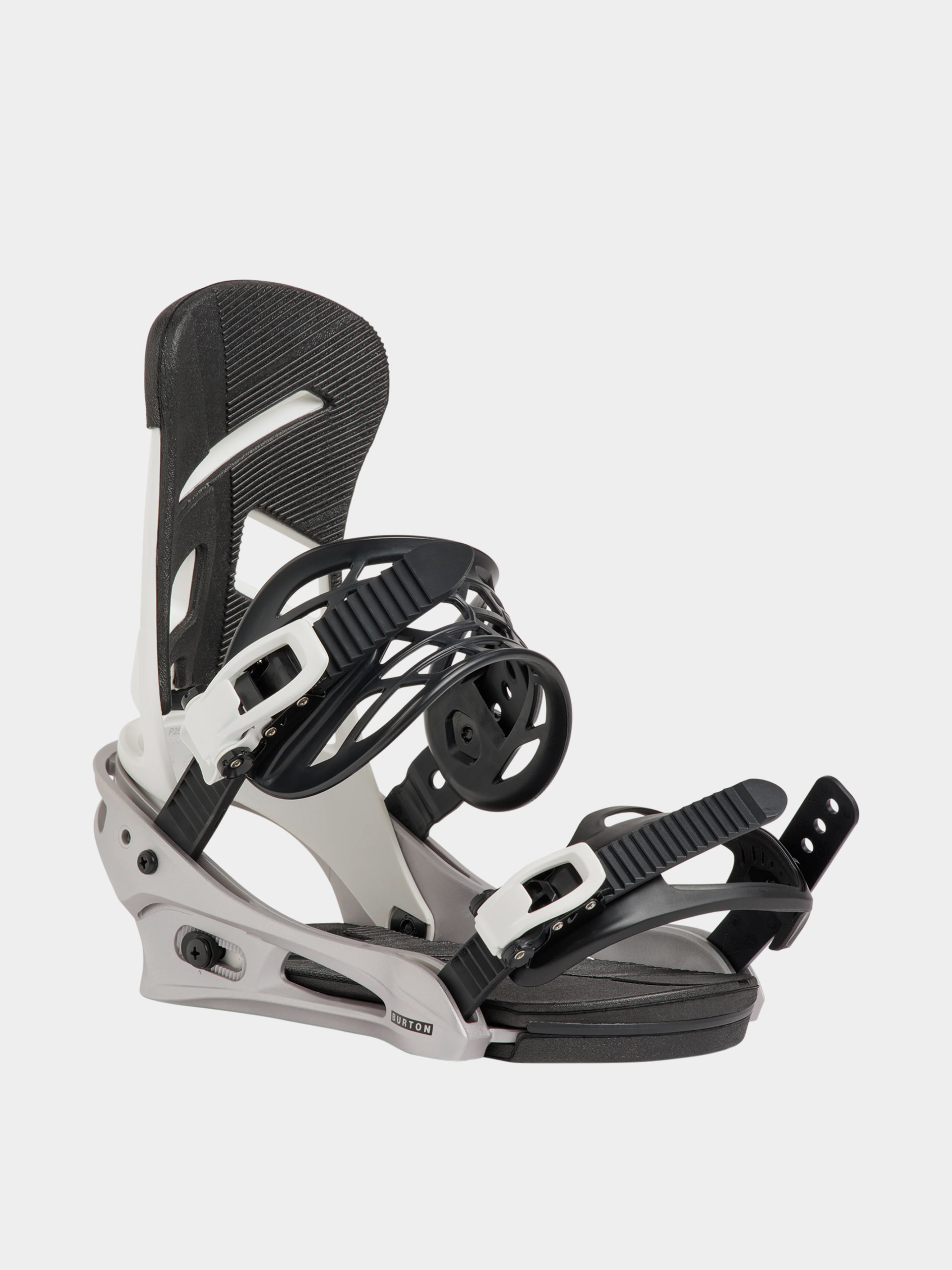 Herren Burton Snowboard Bindung Mission Re:Flex (white/silver)