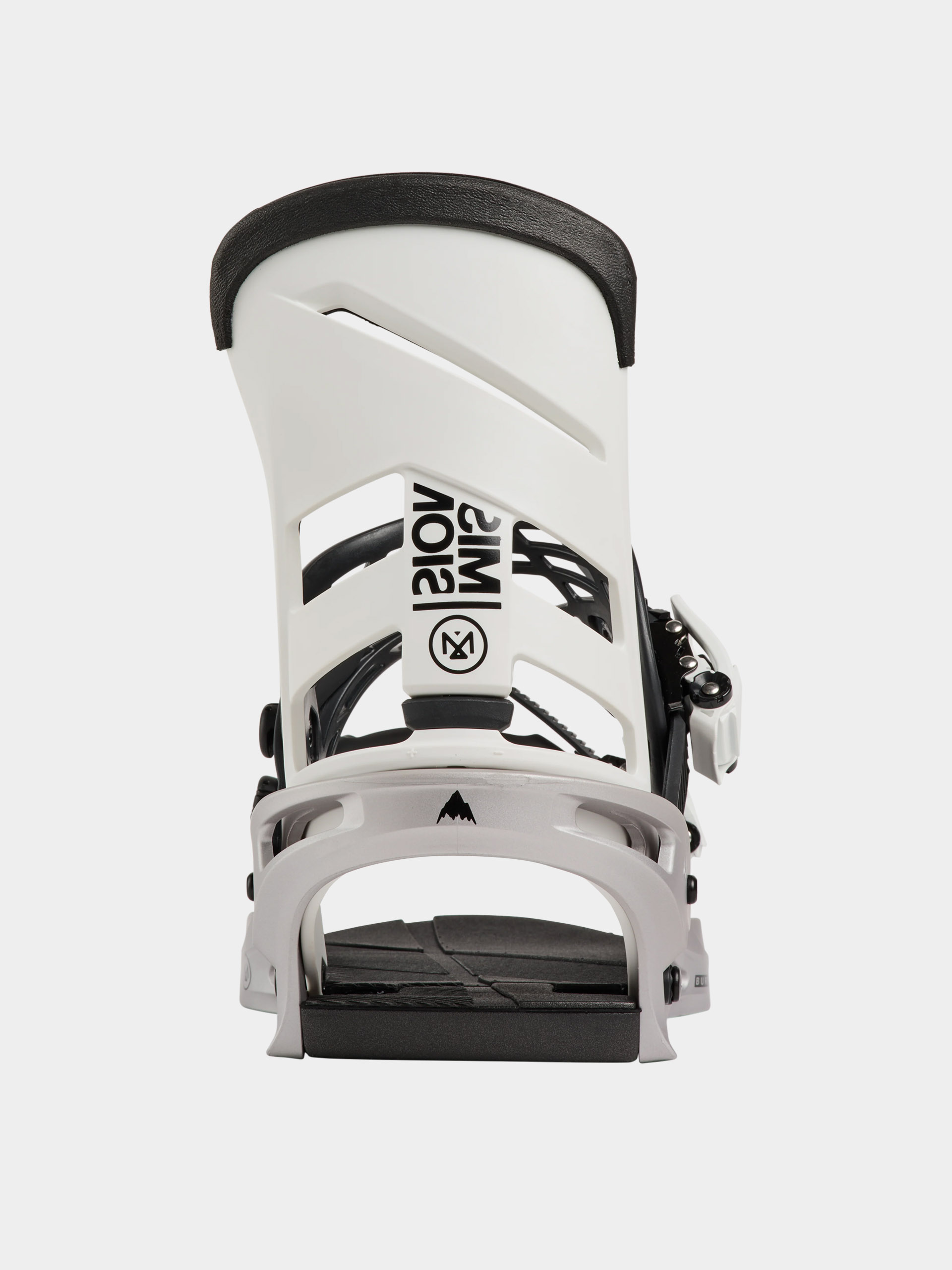 Herren Burton Snowboard Bindung Mission Re:Flex (white/silver)