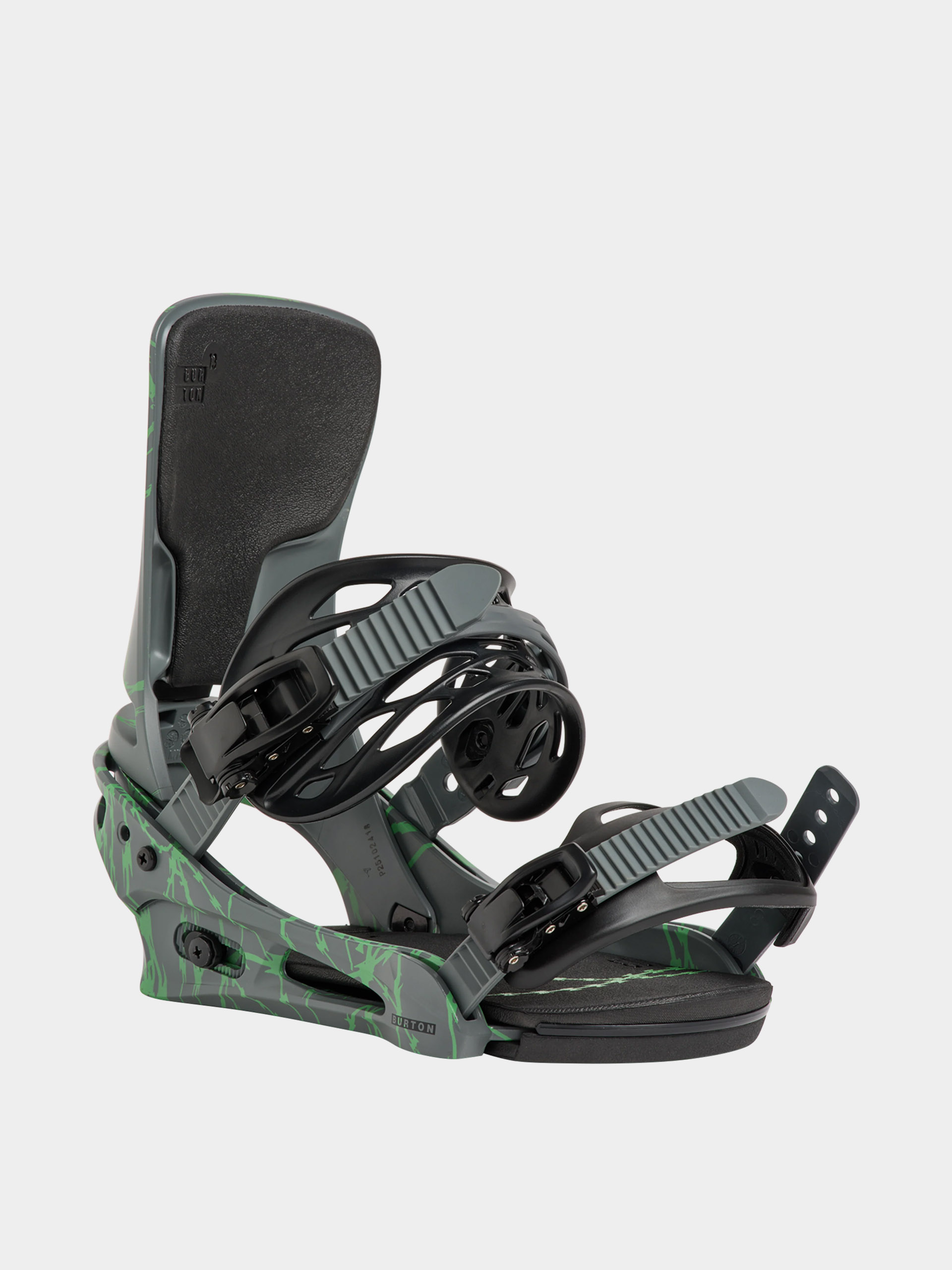 Mens Burton Snowboard bindings Cartel Re:Flex (gray/green voltage)
