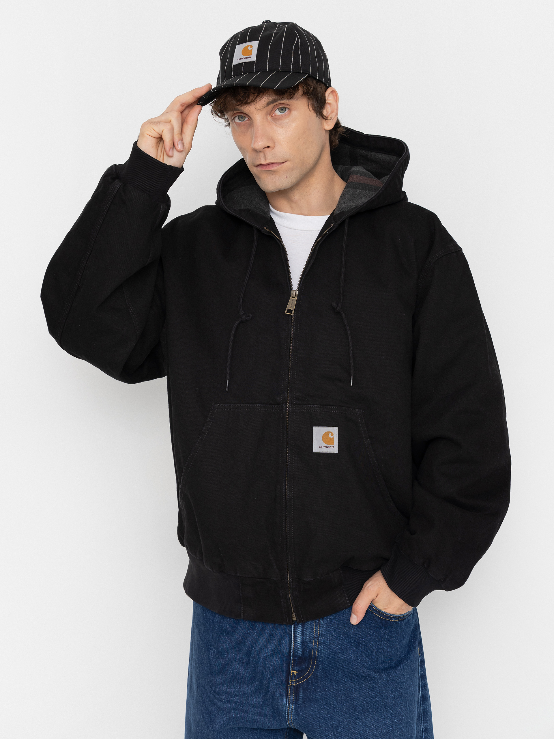 Carhartt WIP OG Active Jacke (black/rinsed)