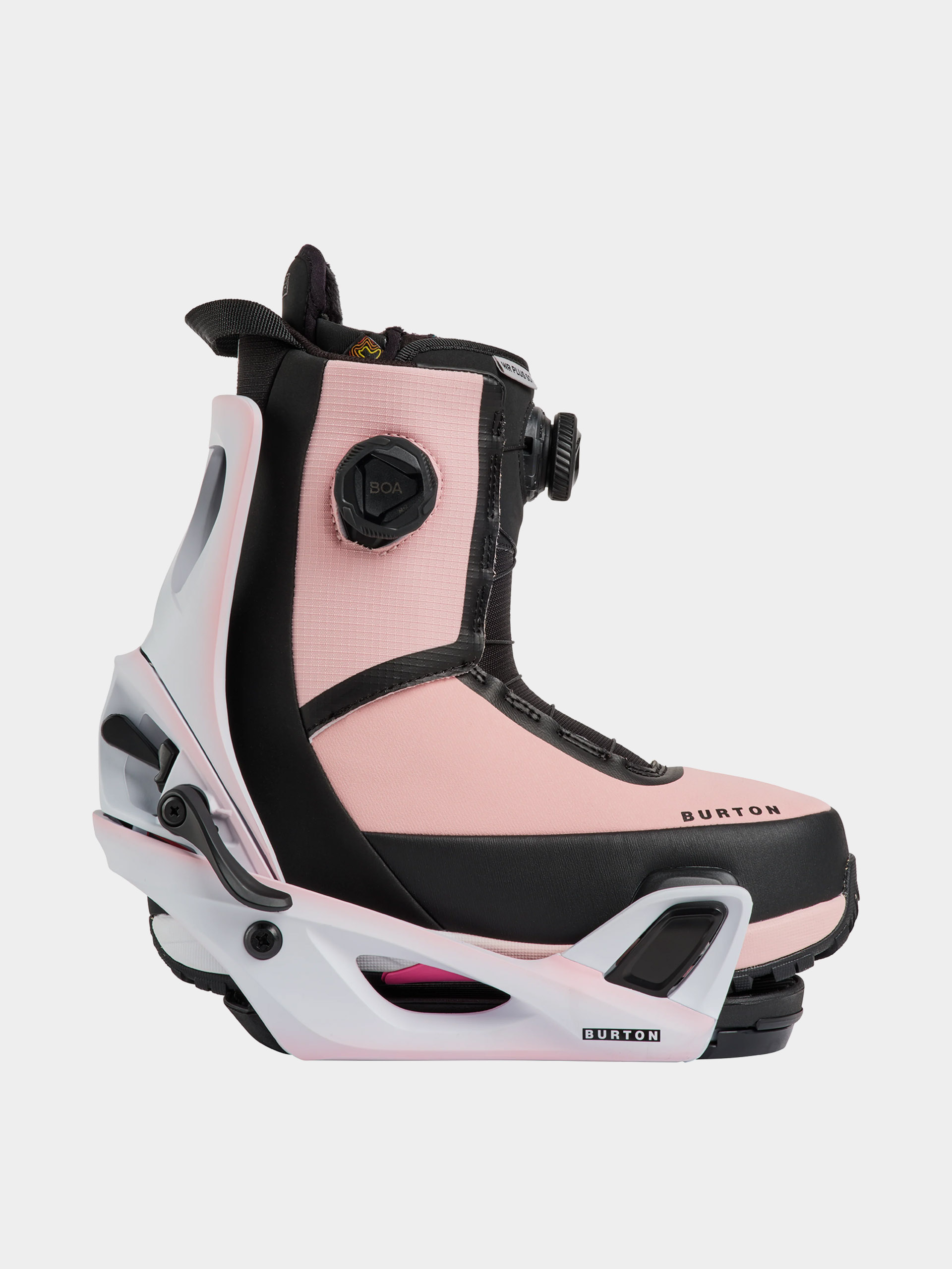 Damen Burton Snowboard Bindung Step On Re:Flex (pink outline)