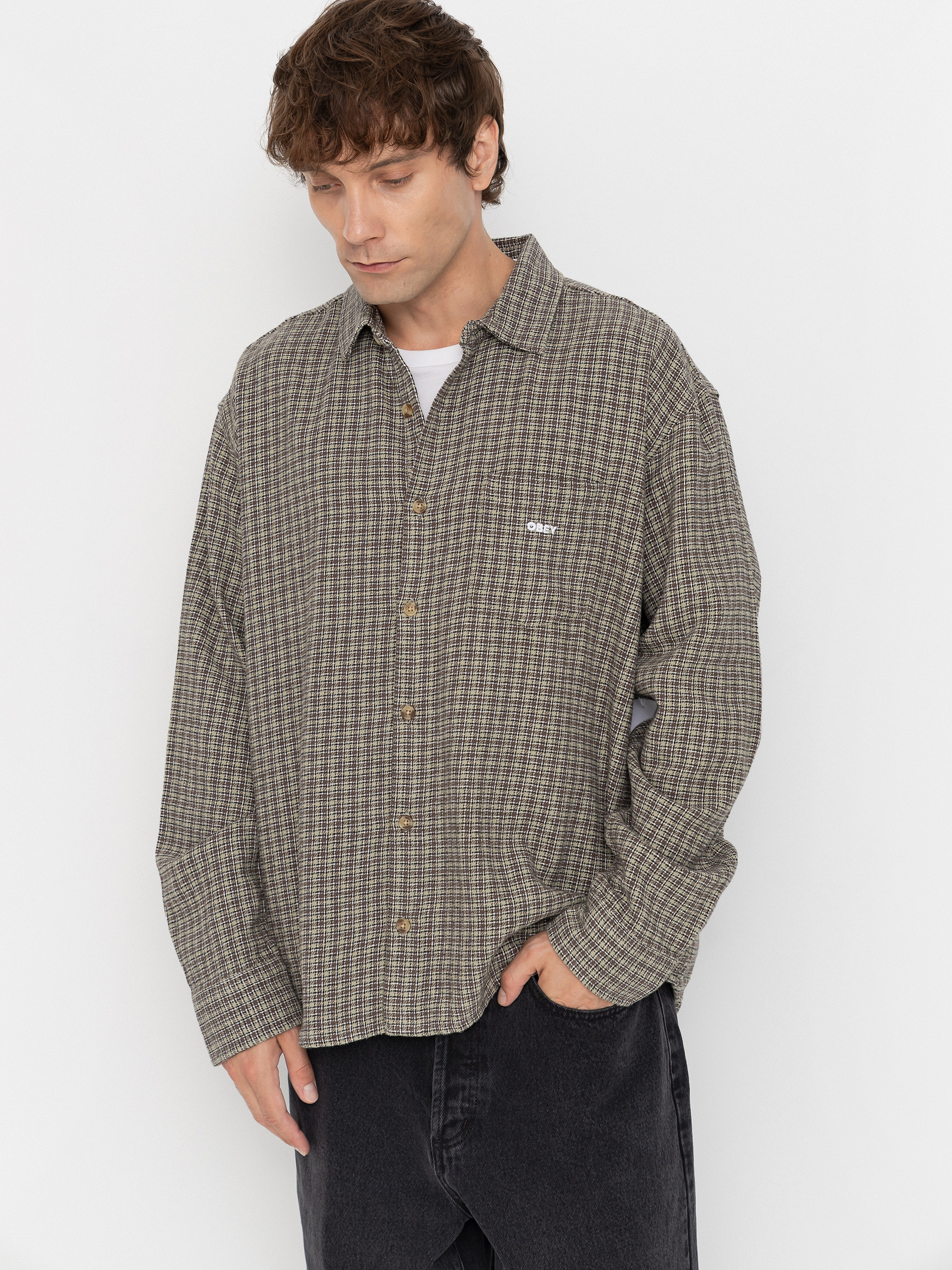 OBEY Hemd Bigwig Jack (abbey stone multi)