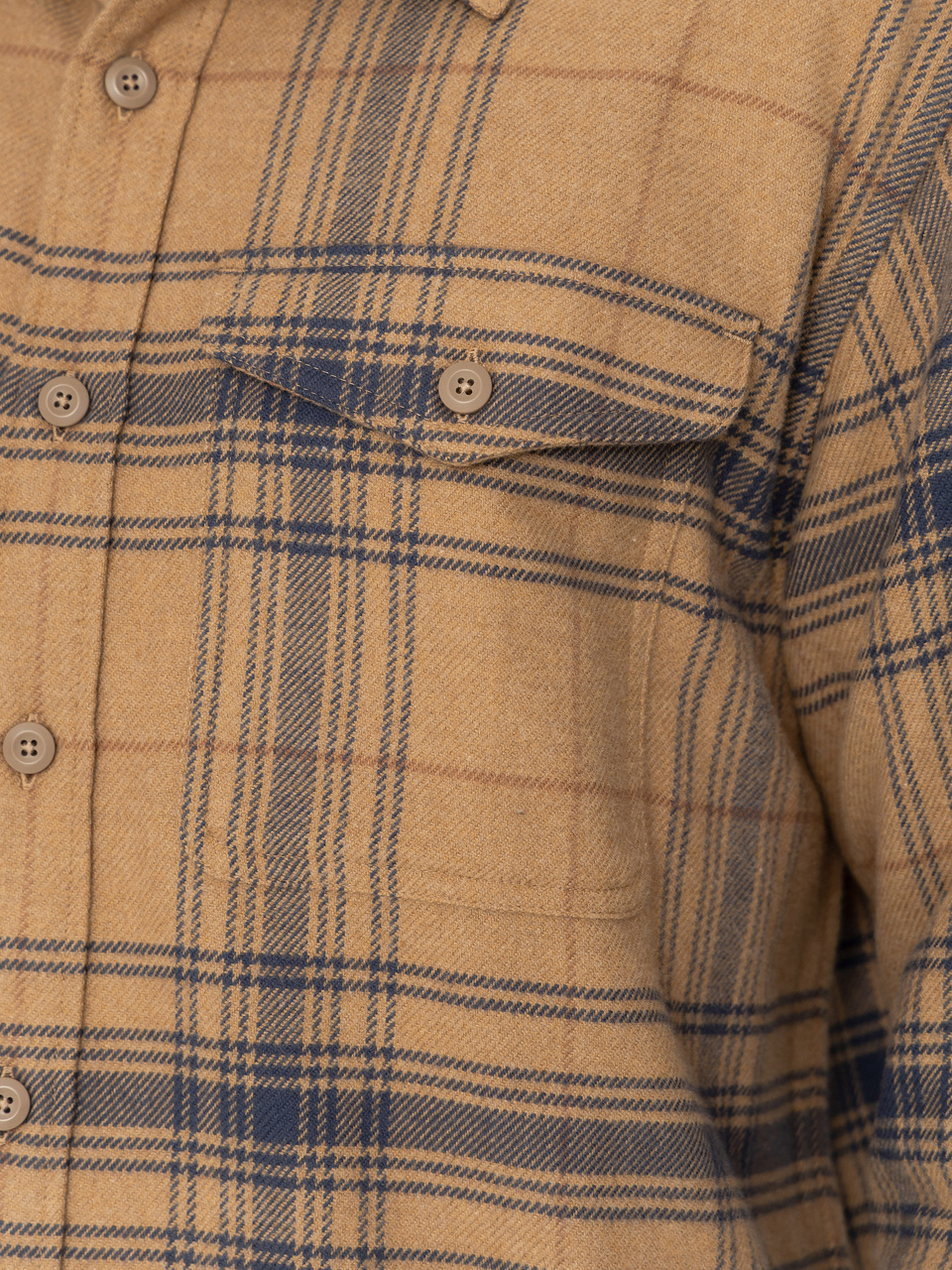Patagonia Fjord Flannel Hemd (dissolve slab khaki)