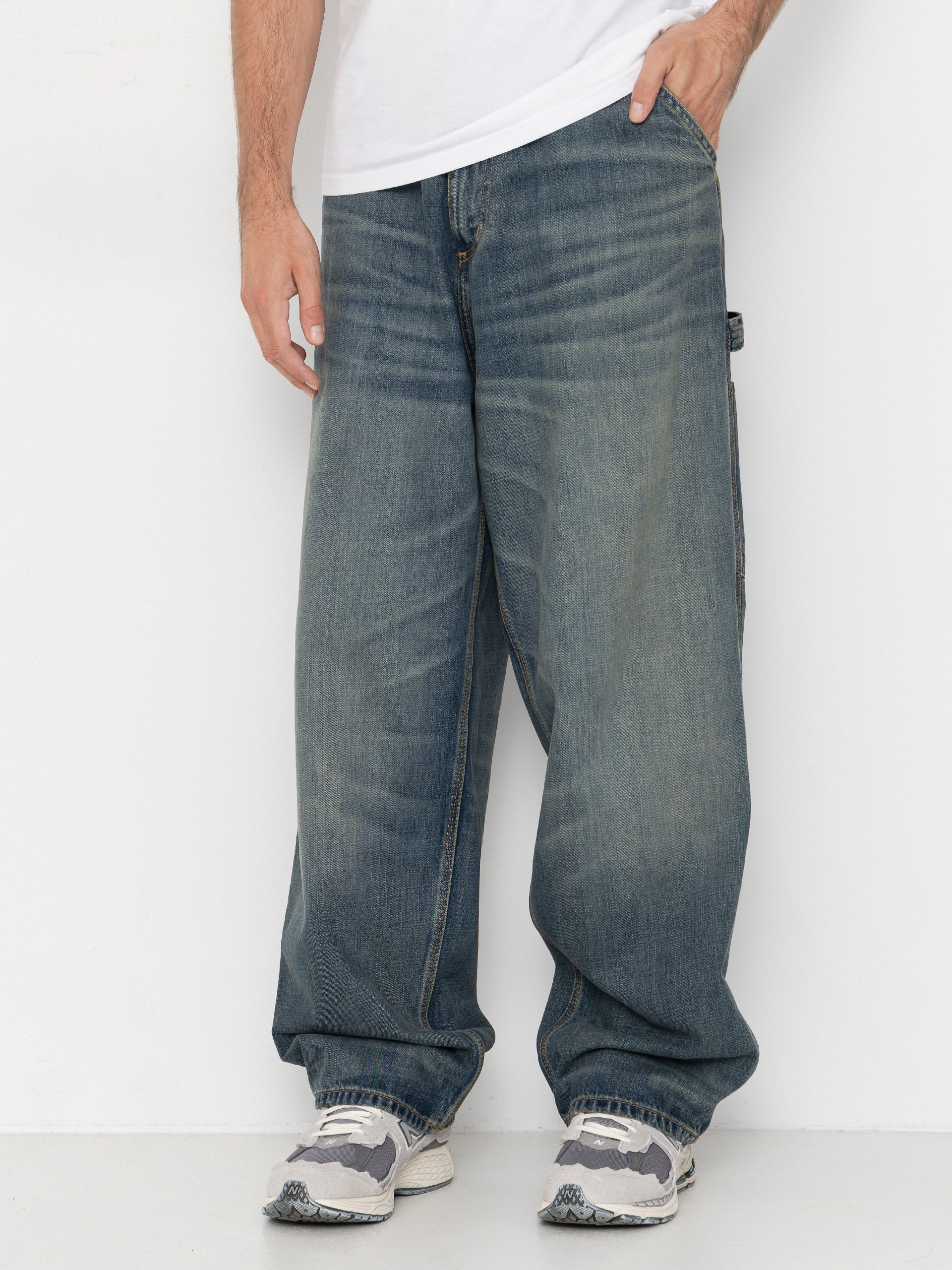 Carhartt WIP OG Single Knee Hose (blue/worn used wash)