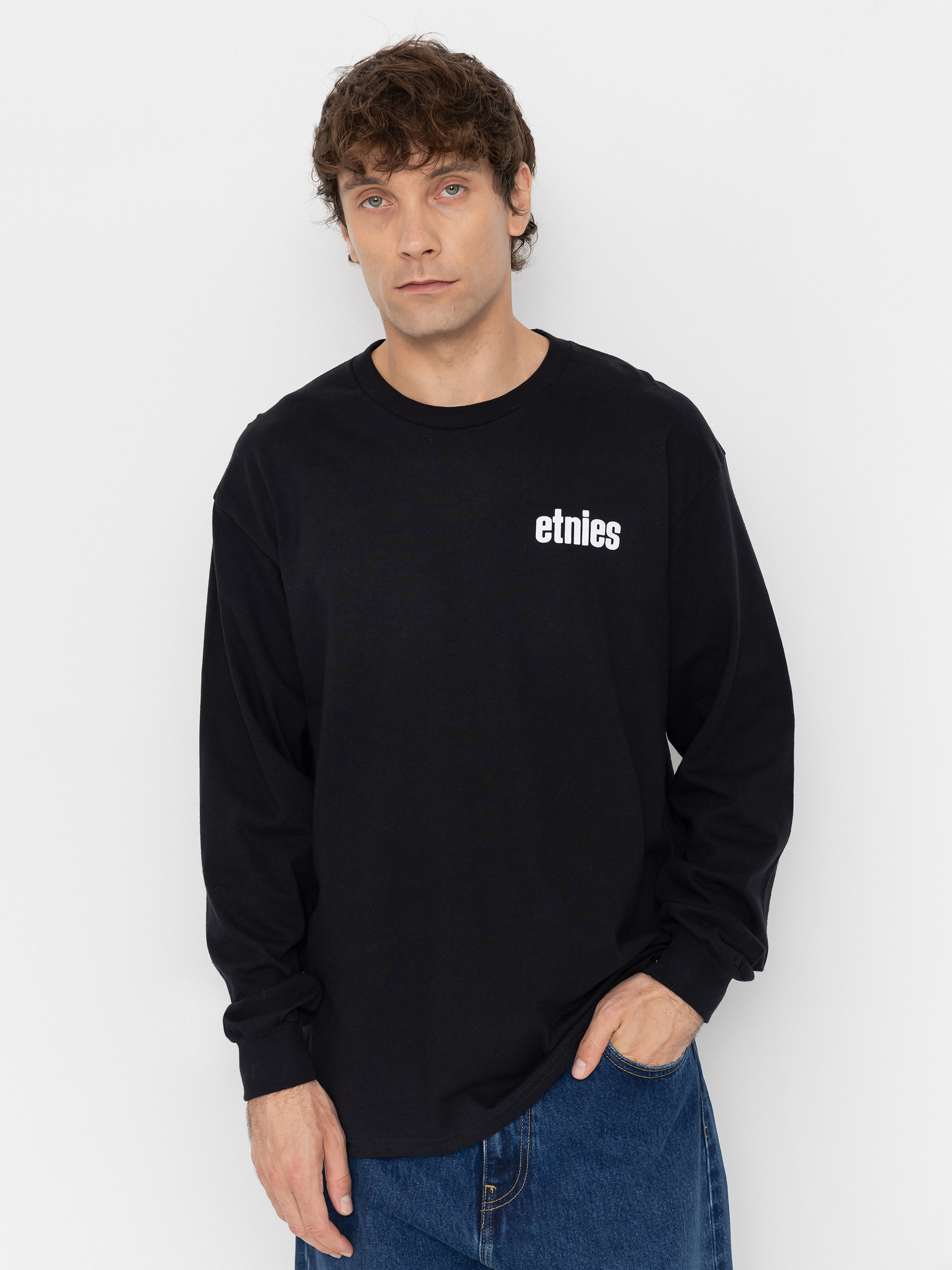 Etnies Wordmark Longsleeve (black/white)