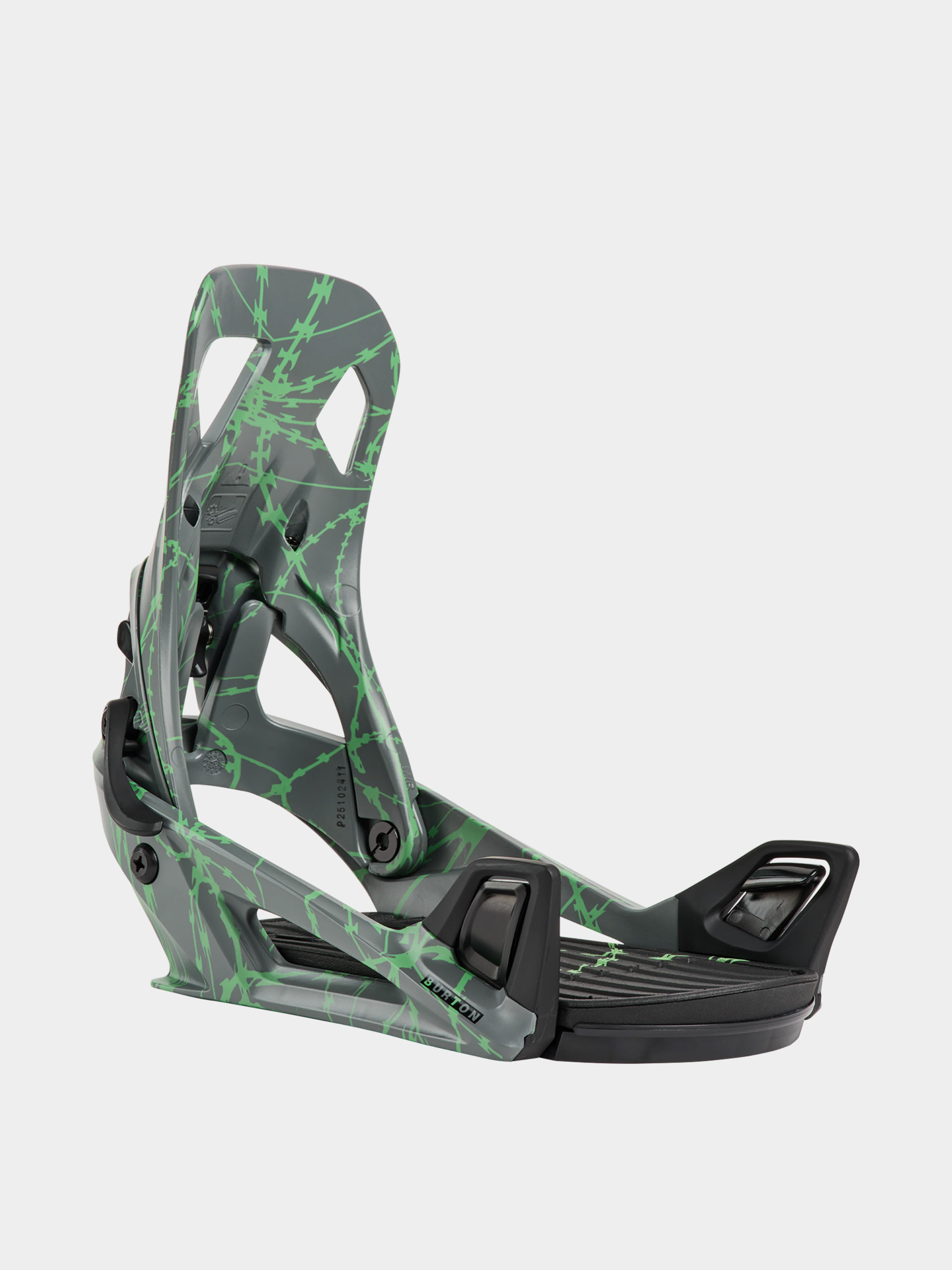 Mens Burton Snowboard bindings Step On Re:Flex (gray/green voltage)
