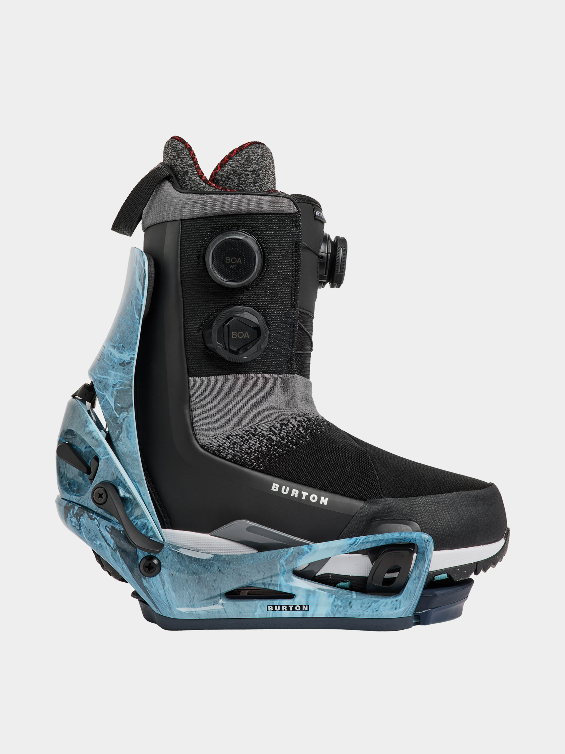 Mens Burton Snowboard bindings Step On Cartel X (marbled stone)