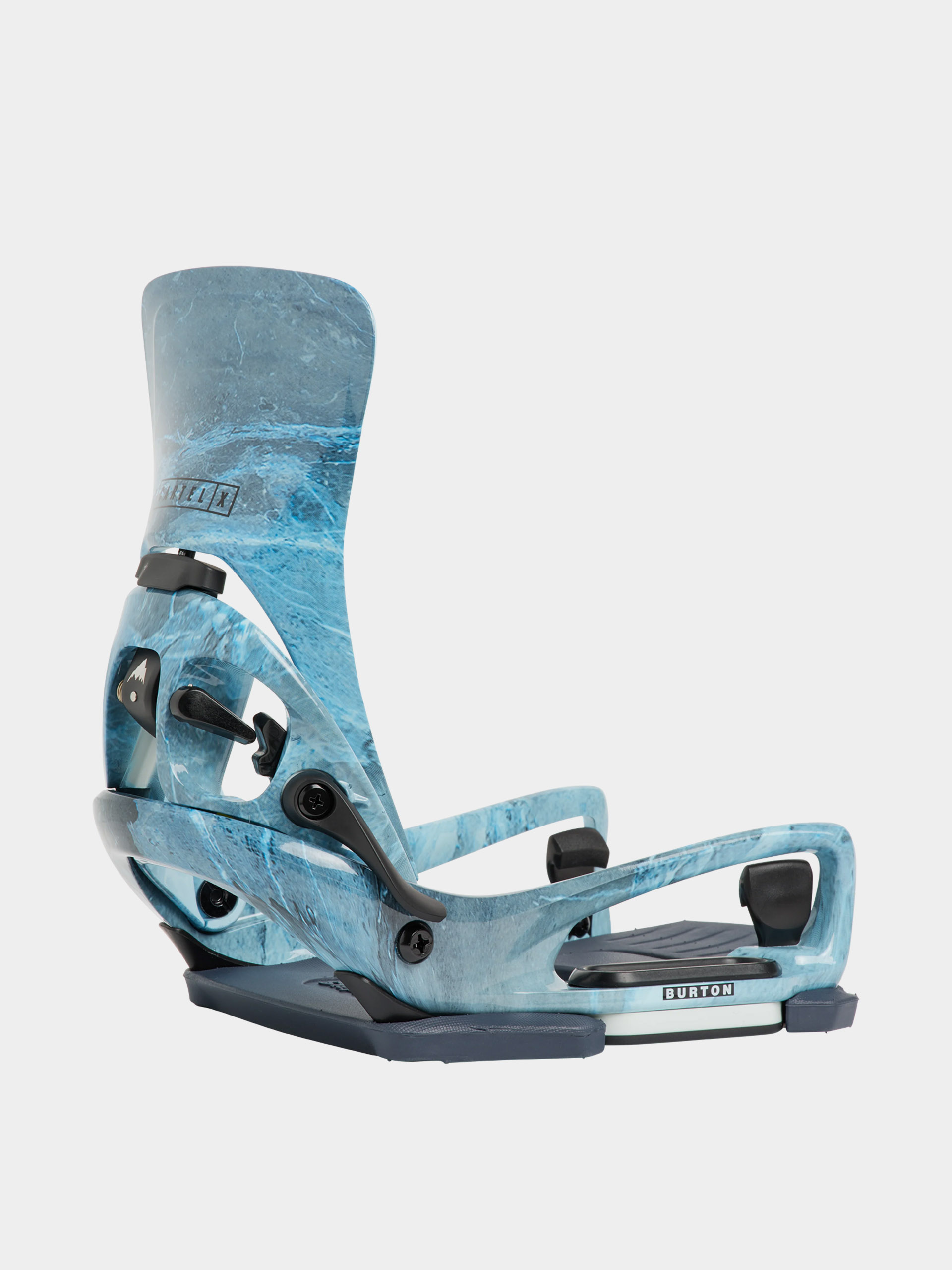 Herren Burton Snowboard Bindung Step On Cartel X Est (marbled stone)