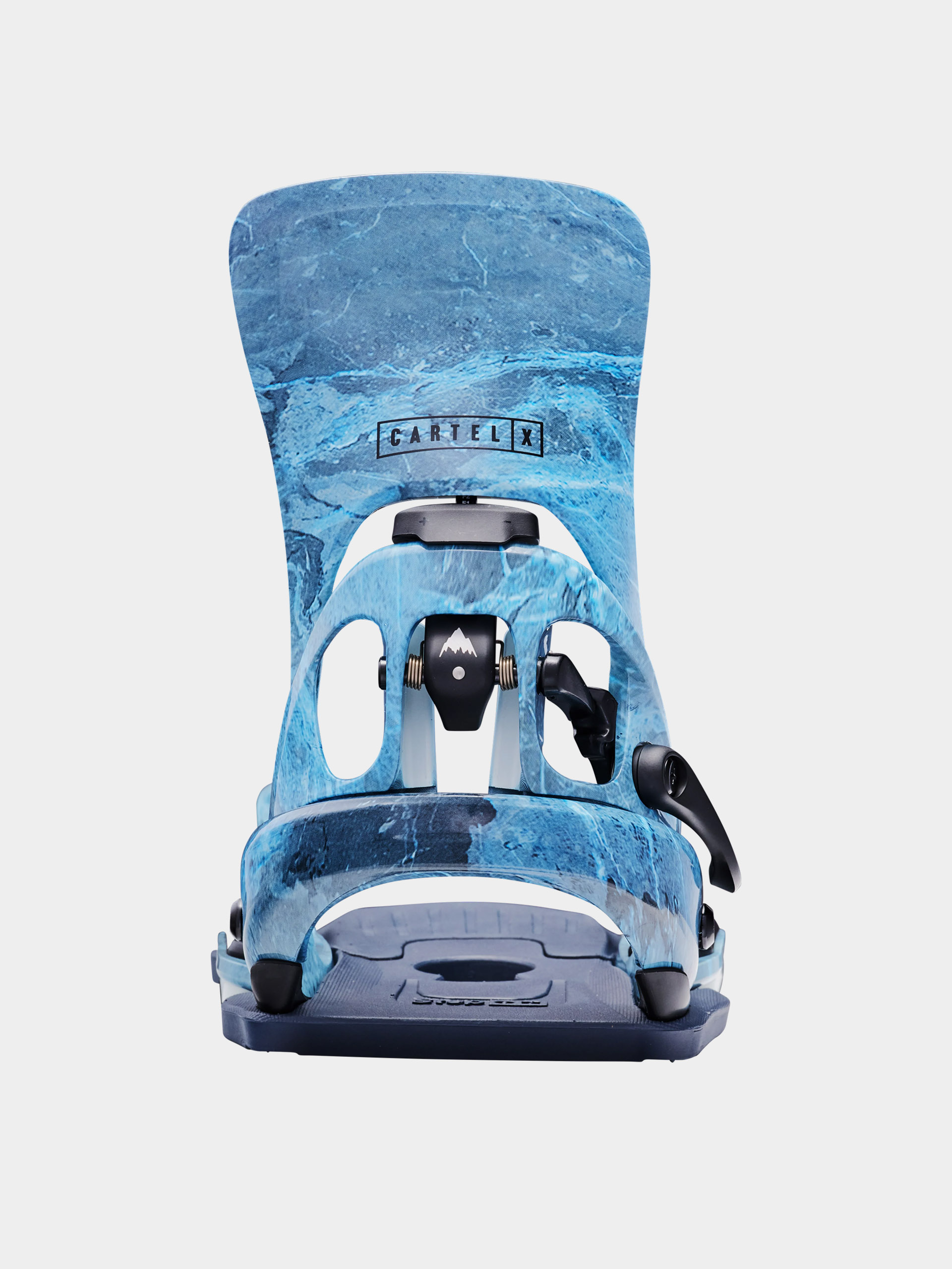 Mens Burton Snowboard bindings Step On Cartel X Est (marbled stone)