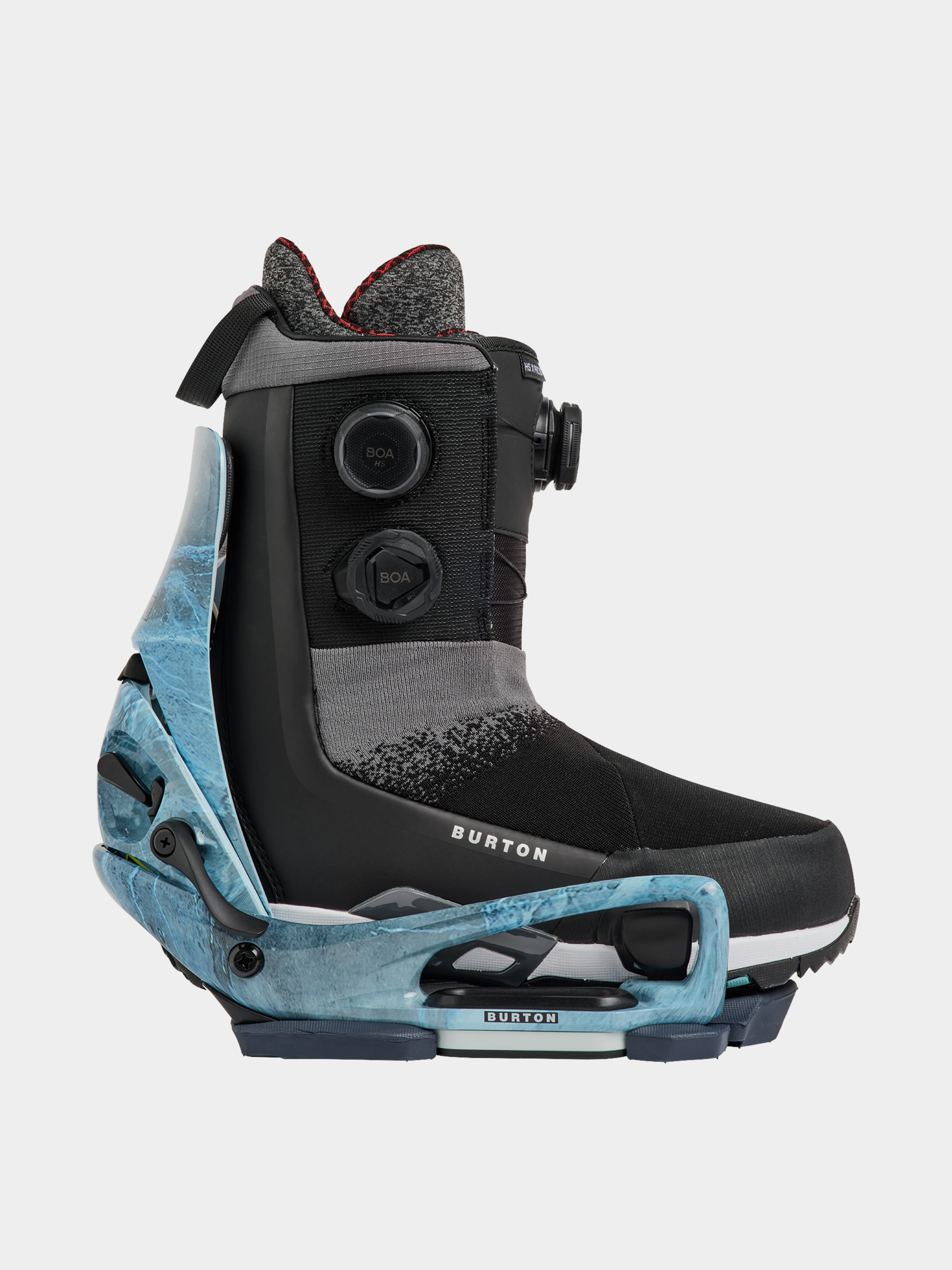 Herren Burton Snowboard Bindung Step On Cartel X Est (marbled stone)