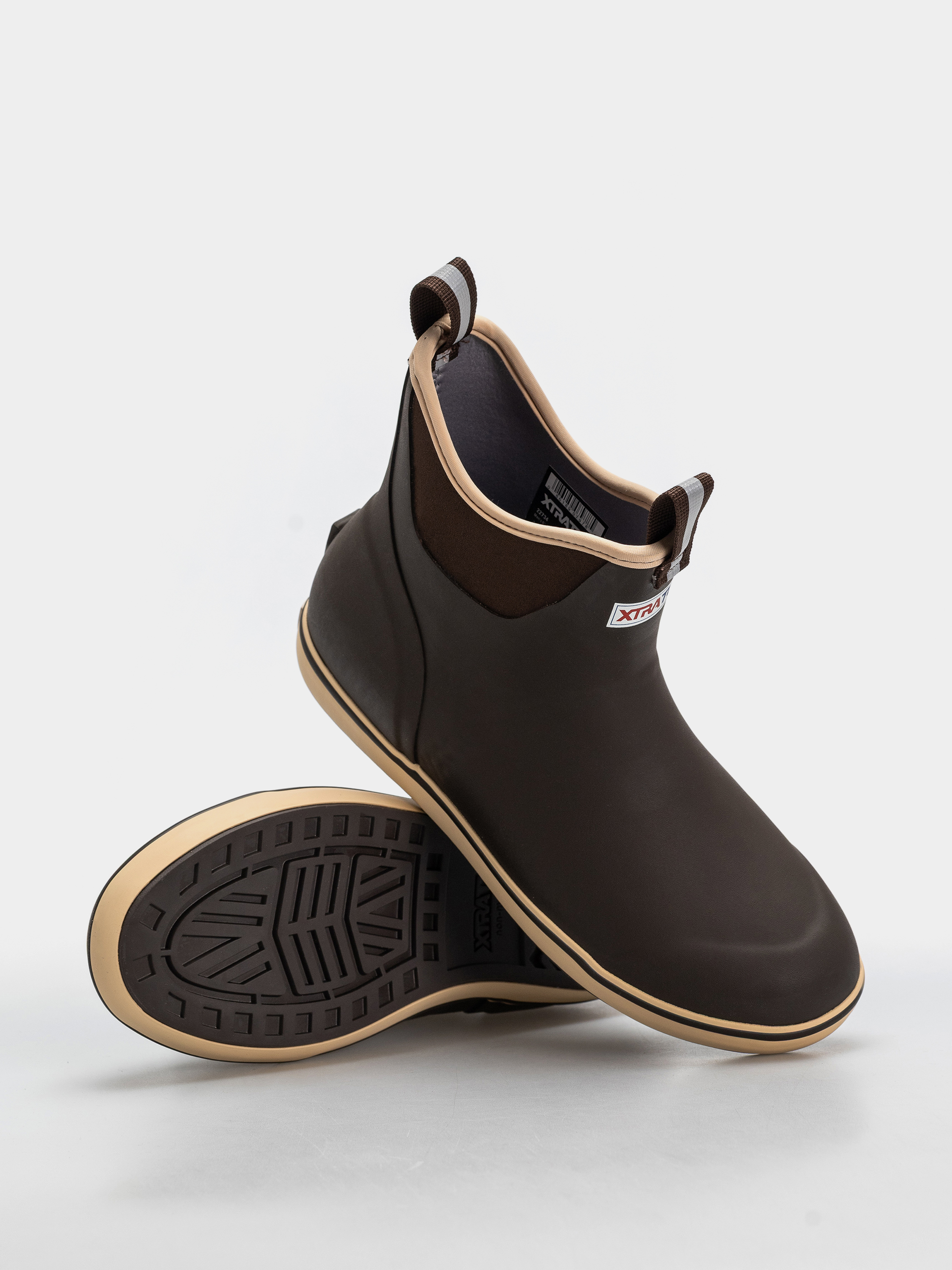 Xtratuf Ankle Deck Boot Shoes (chocolate tan)