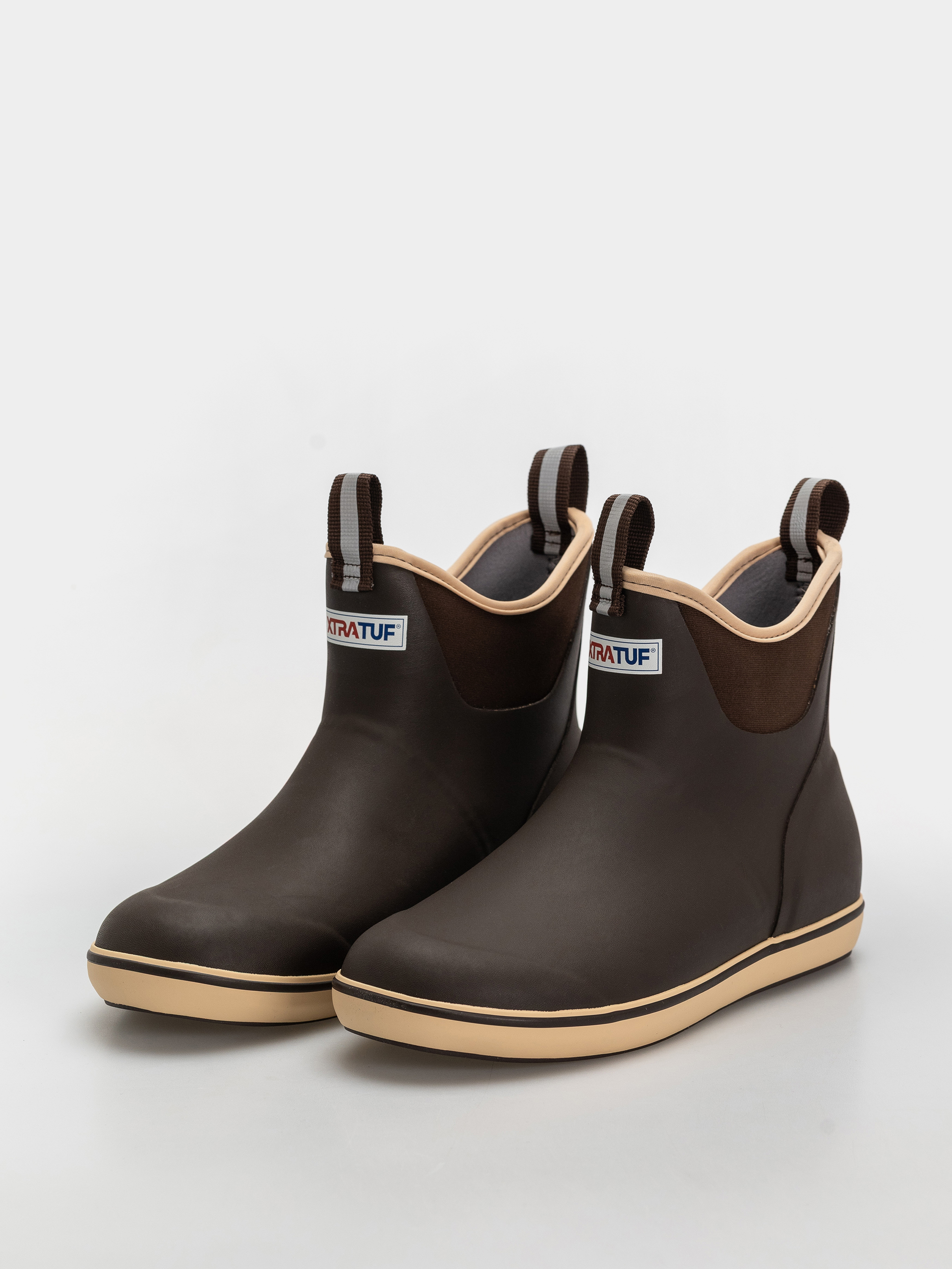 Xtratuf Ankle Deck Boot Shoes (chocolate tan)