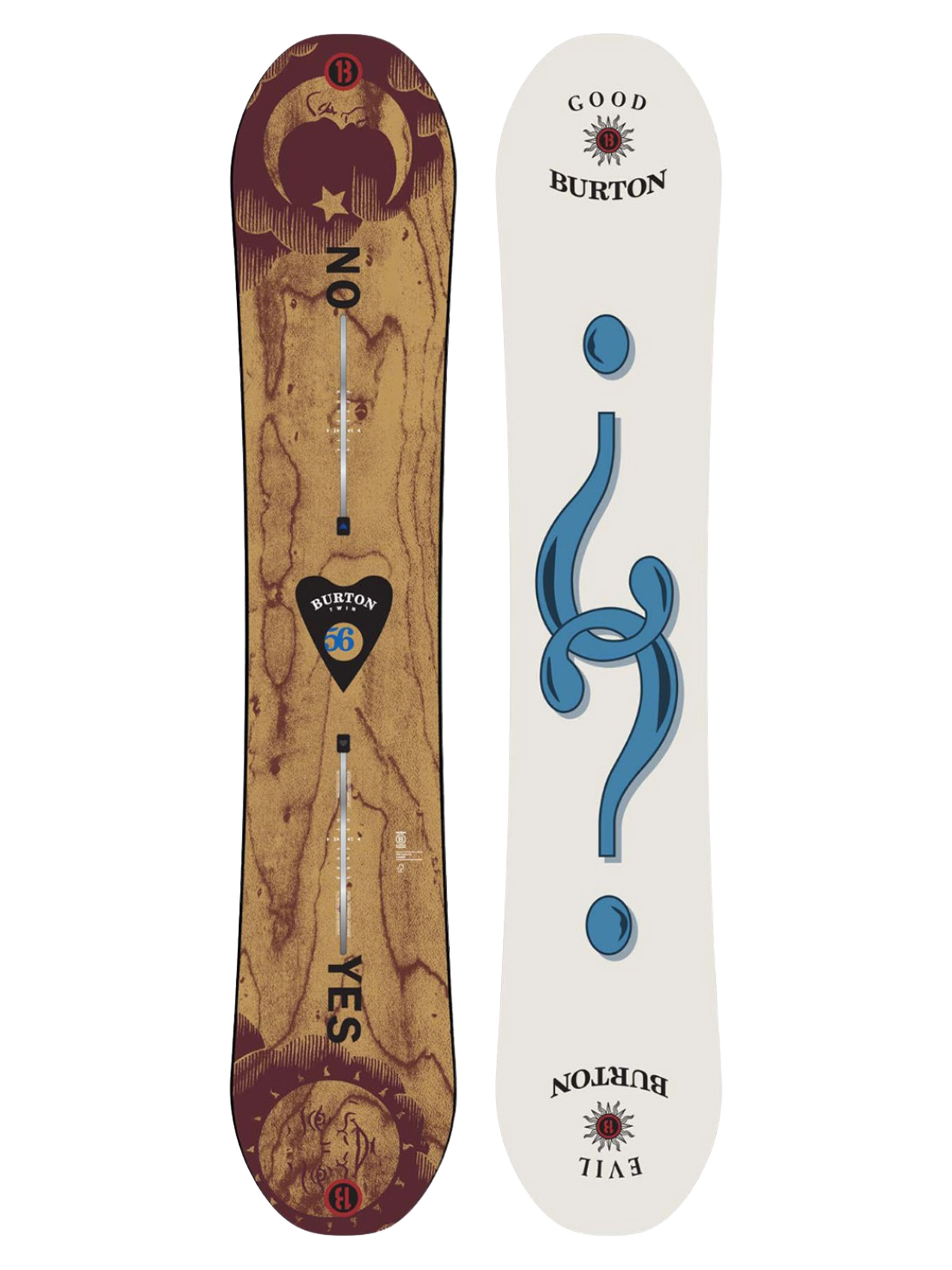 Mens Burton Snowboard 50TH 1994 Ouija Twin