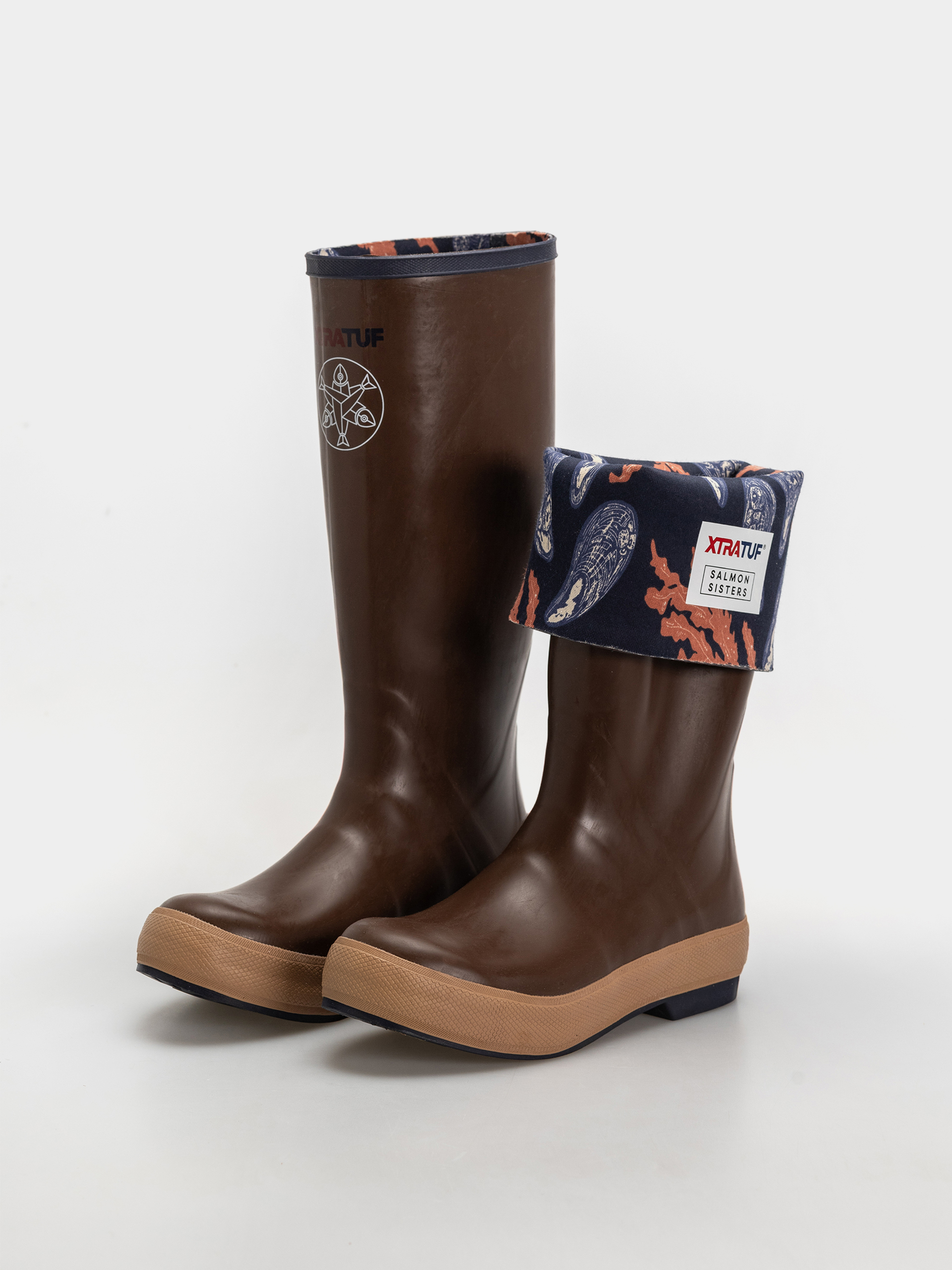 Xtratuf Salmon Sisters 15 Legacy Boot Wmn Shoes (brown kelp oyster)