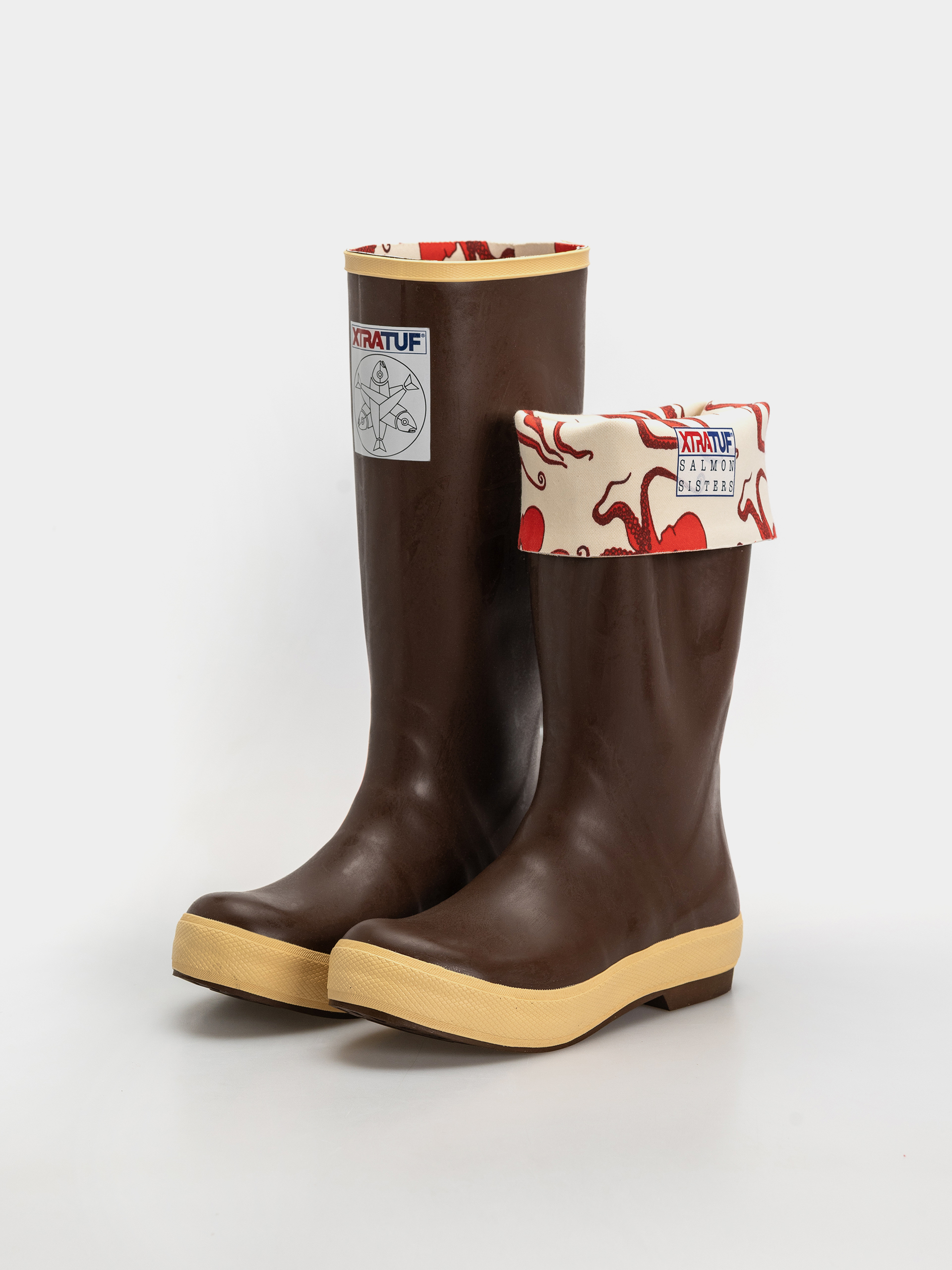 Xtratuf Schuhe Salmon Sisters 15 Legacy Boot Wmn (chocolate octopus)