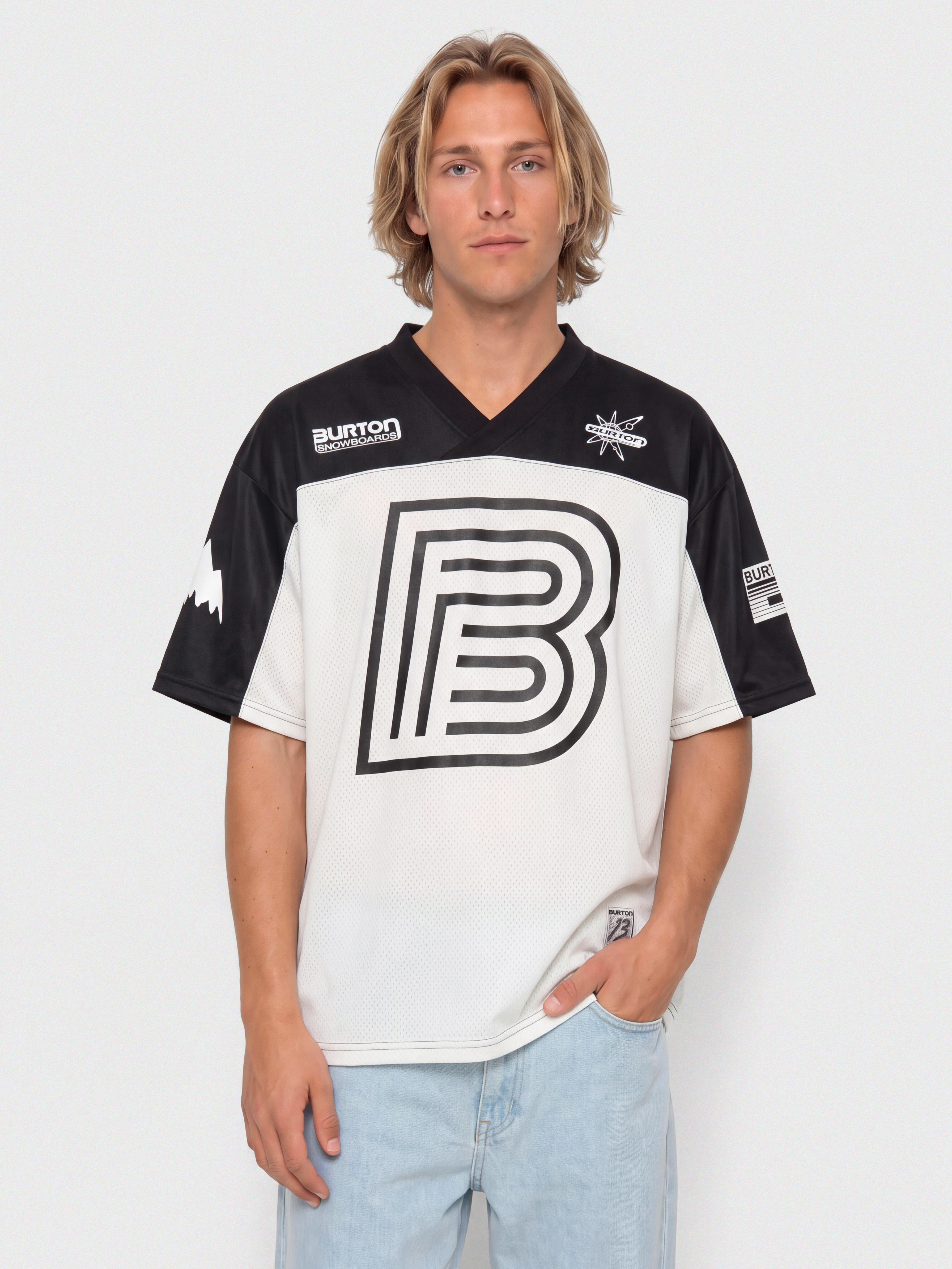 Burton X Zeb Jersey T-shirt (stout white/true black)
