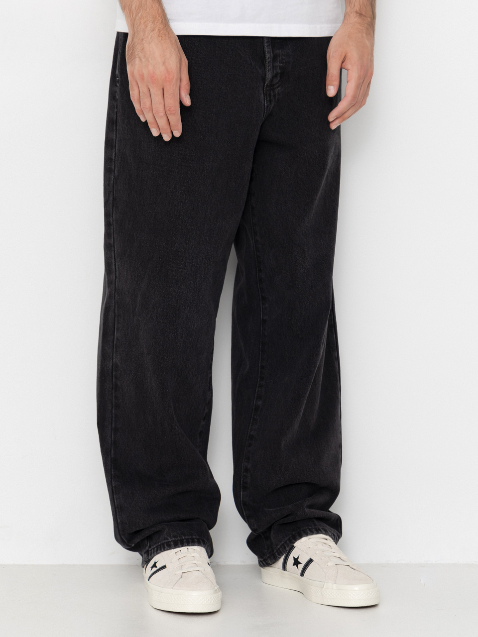 OBEY Classic Baggy Denim Hose (faded black)