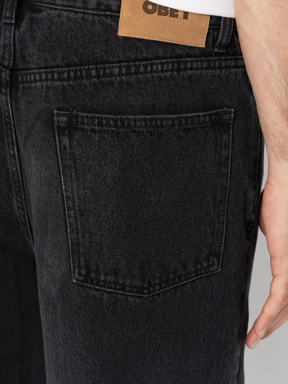 OBEY Classic Baggy Denim Hose (faded black)
