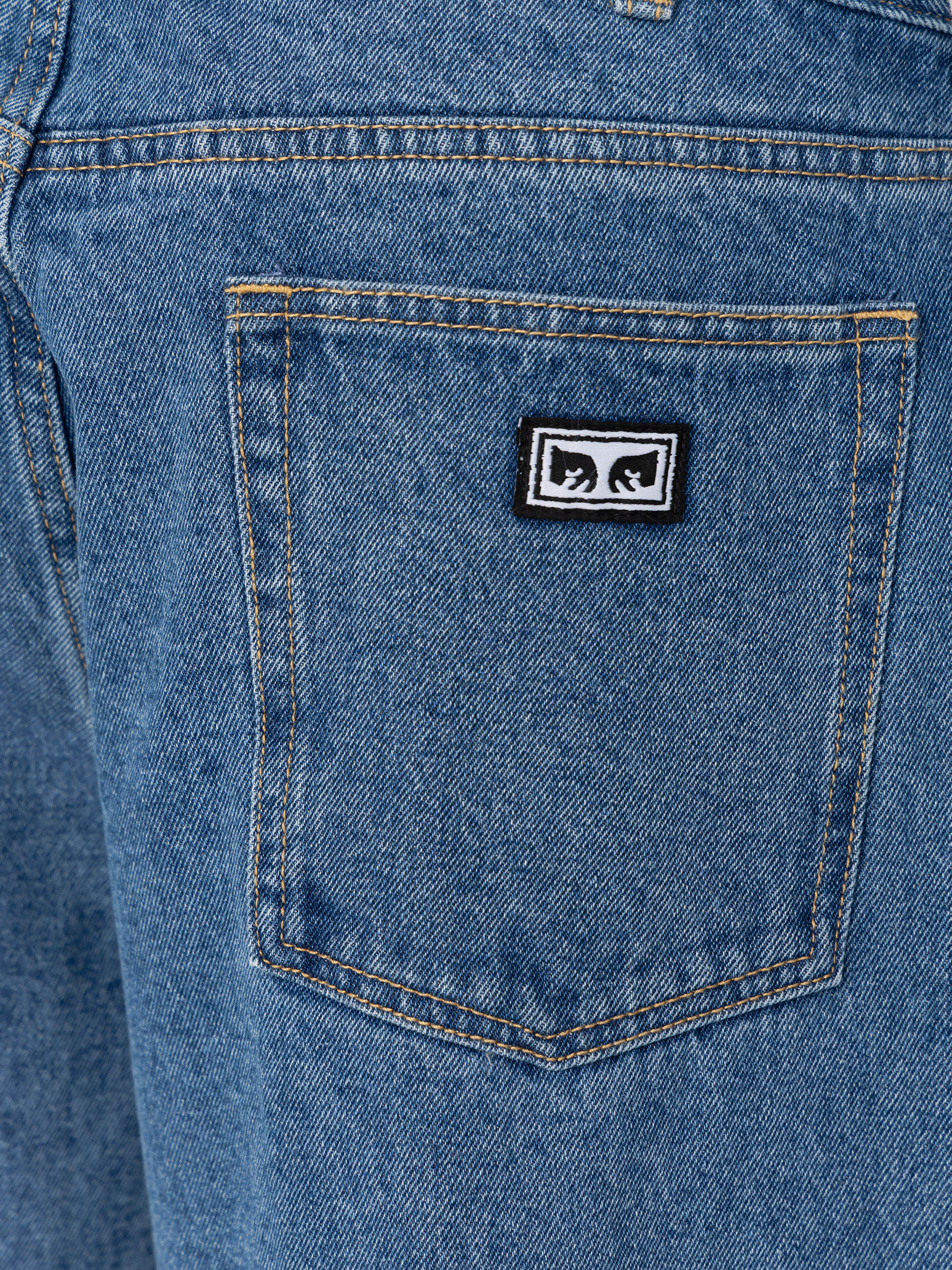 OBEY Bigwig Baggy Denim Hose (light indigo classic)