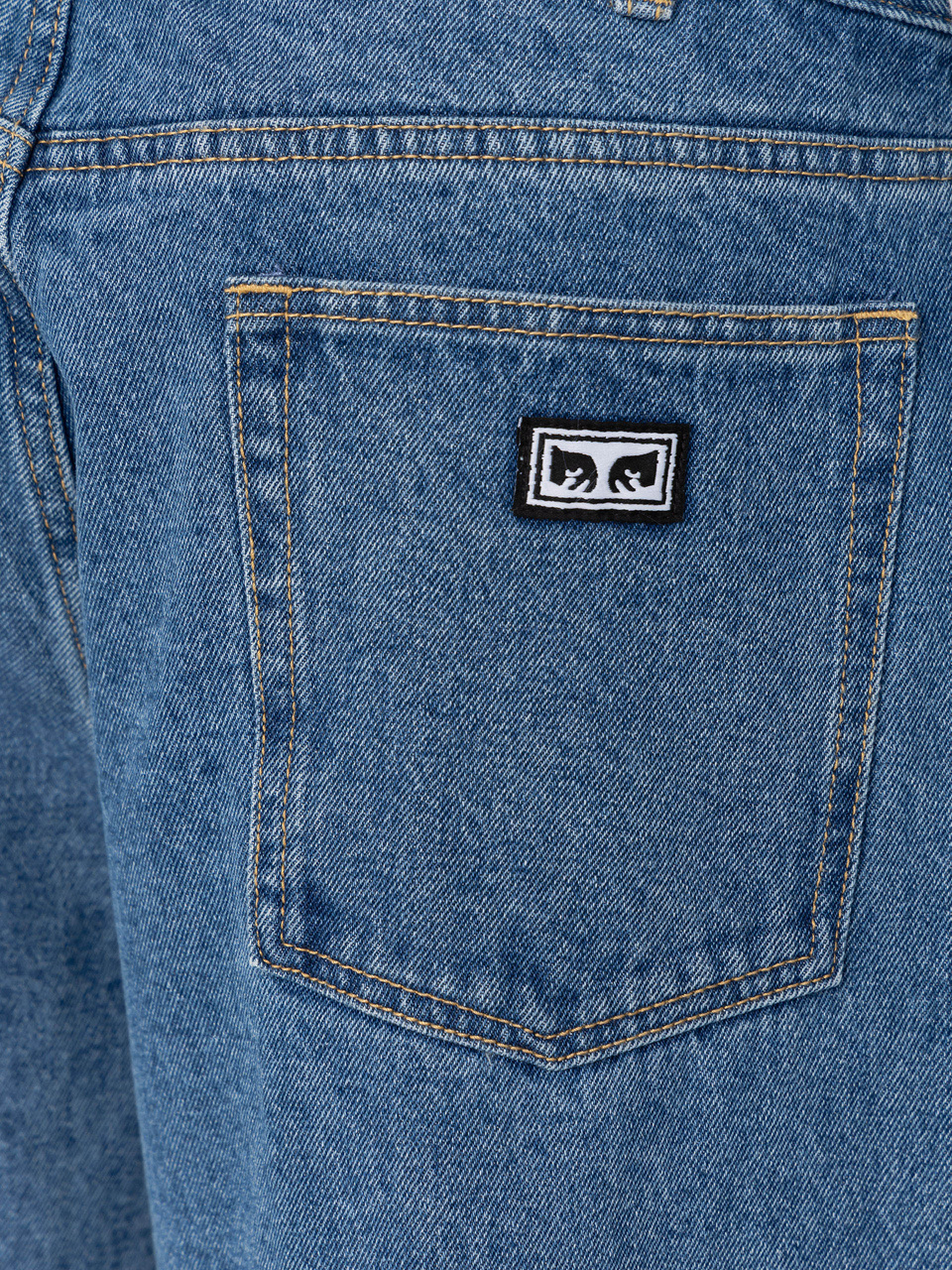 OBEY Bigwig Baggy Denim Pants (light indigo classic)