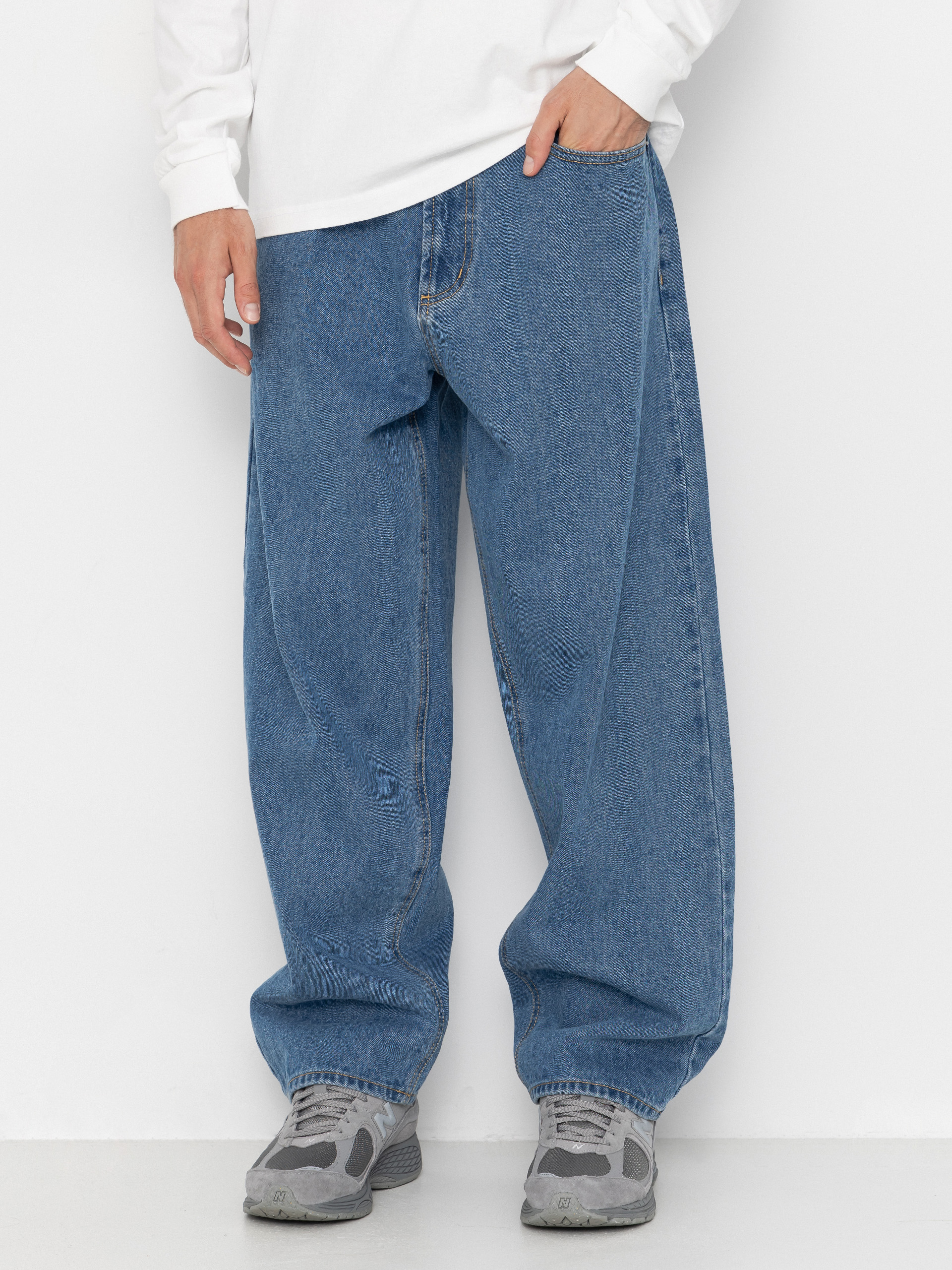 OBEY Bigwig Baggy Denim Hose (light indigo classic)