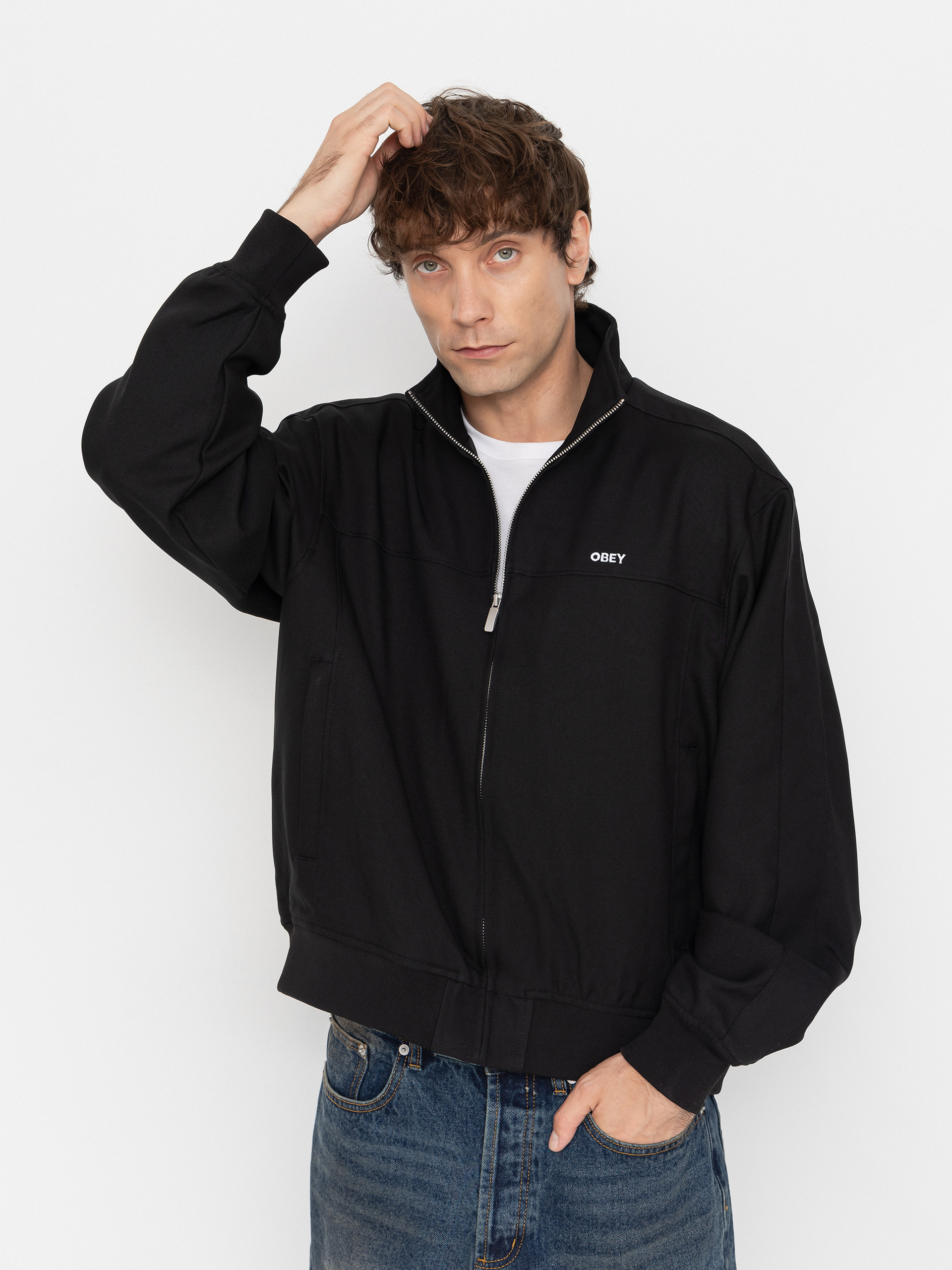 OBEY Tailored Track Jacket (black)