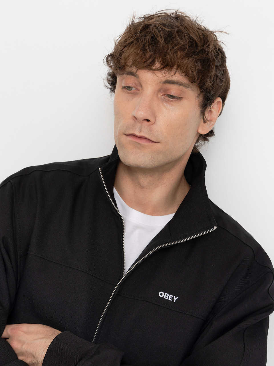 OBEY Tailored Track Jacket (black)