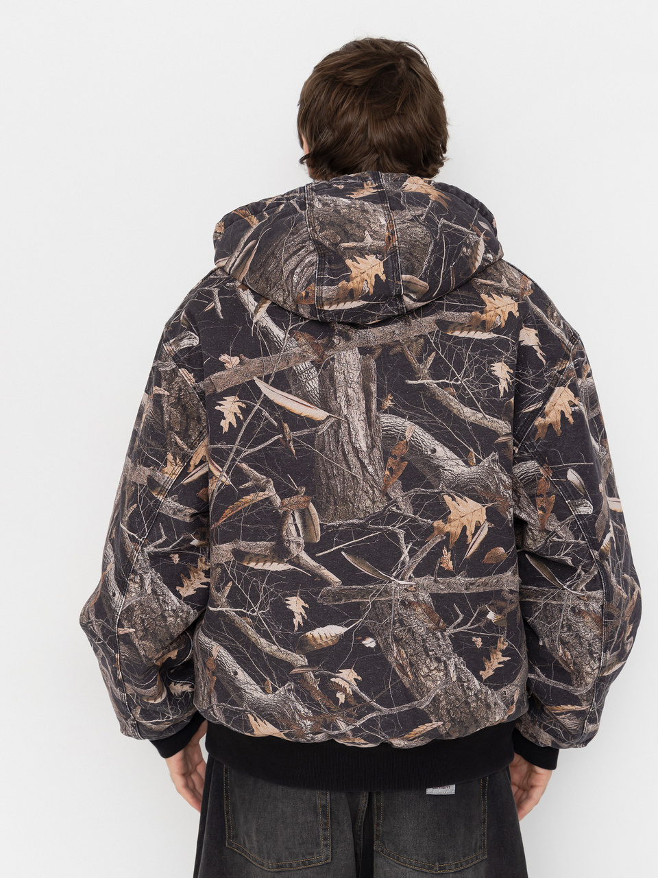 Carhartt WIP Jacket OG Active (camo feather tree black/heavy stone wash)