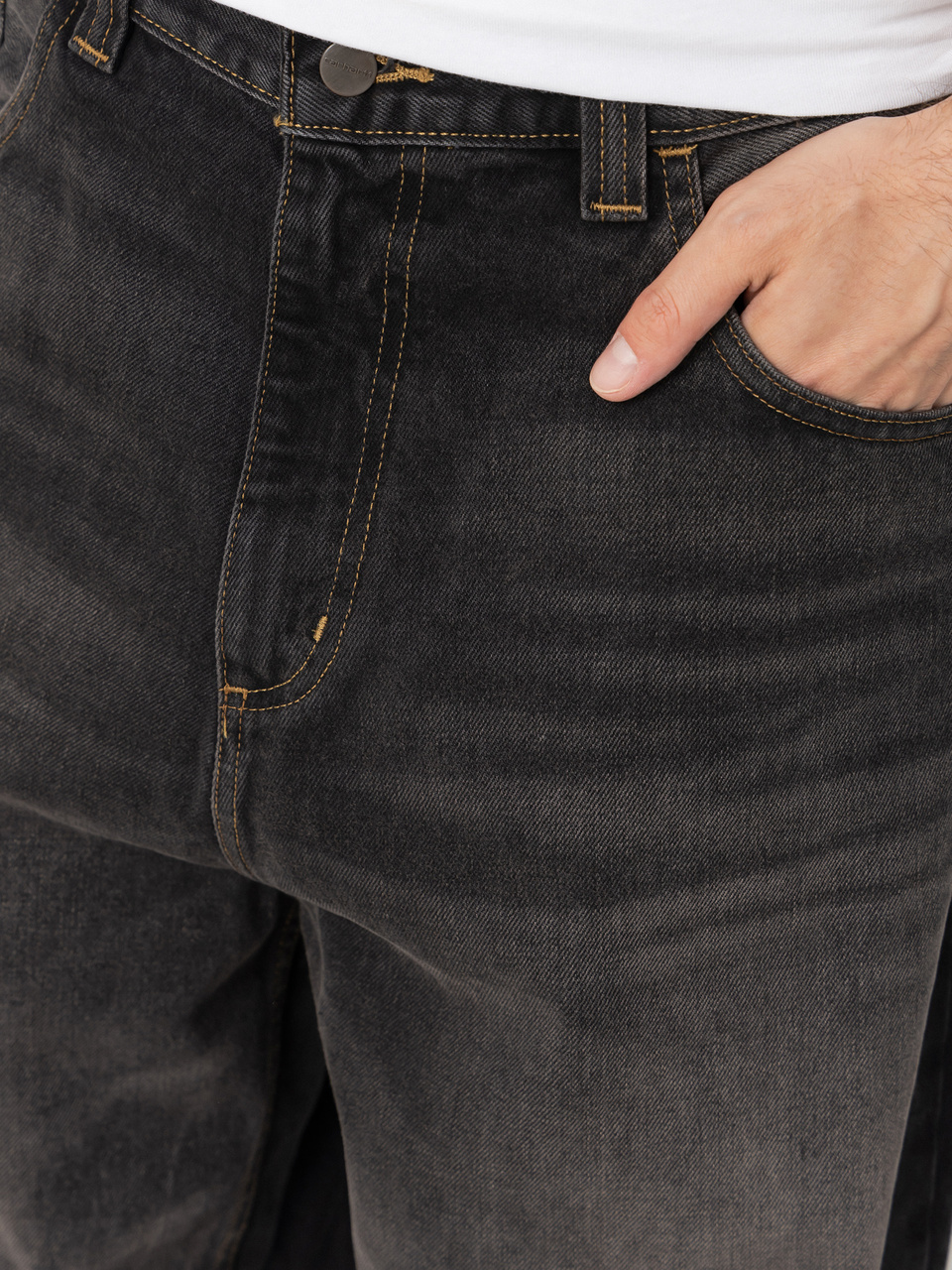 Carhartt WIP Hose Brandon (black/tobacco used wash)