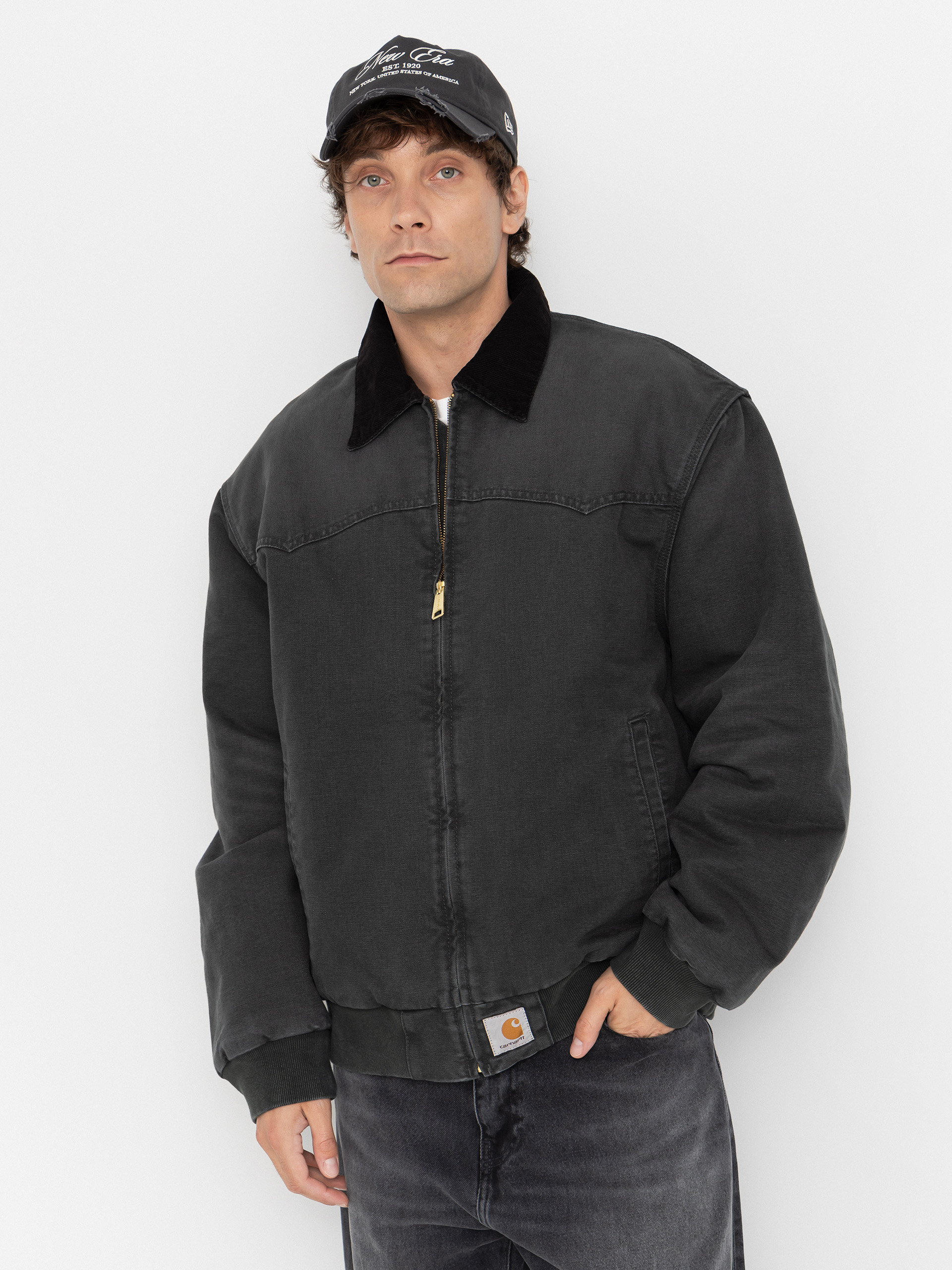Carhartt WIP Jacket OG Santa Fe (raven/black/stone canvas)