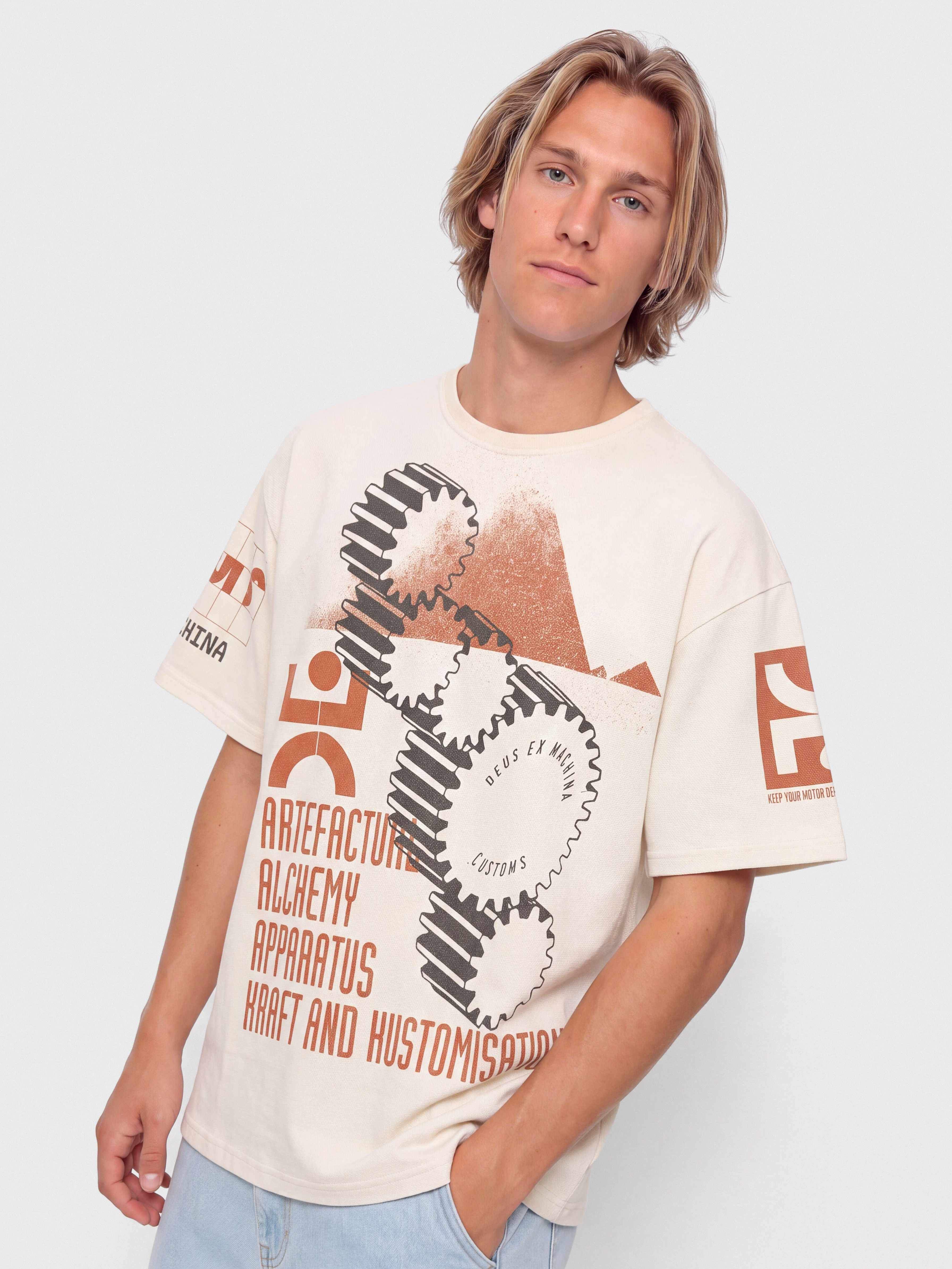 Deus Ex Machina Merz T-Shirt (dirty white)
