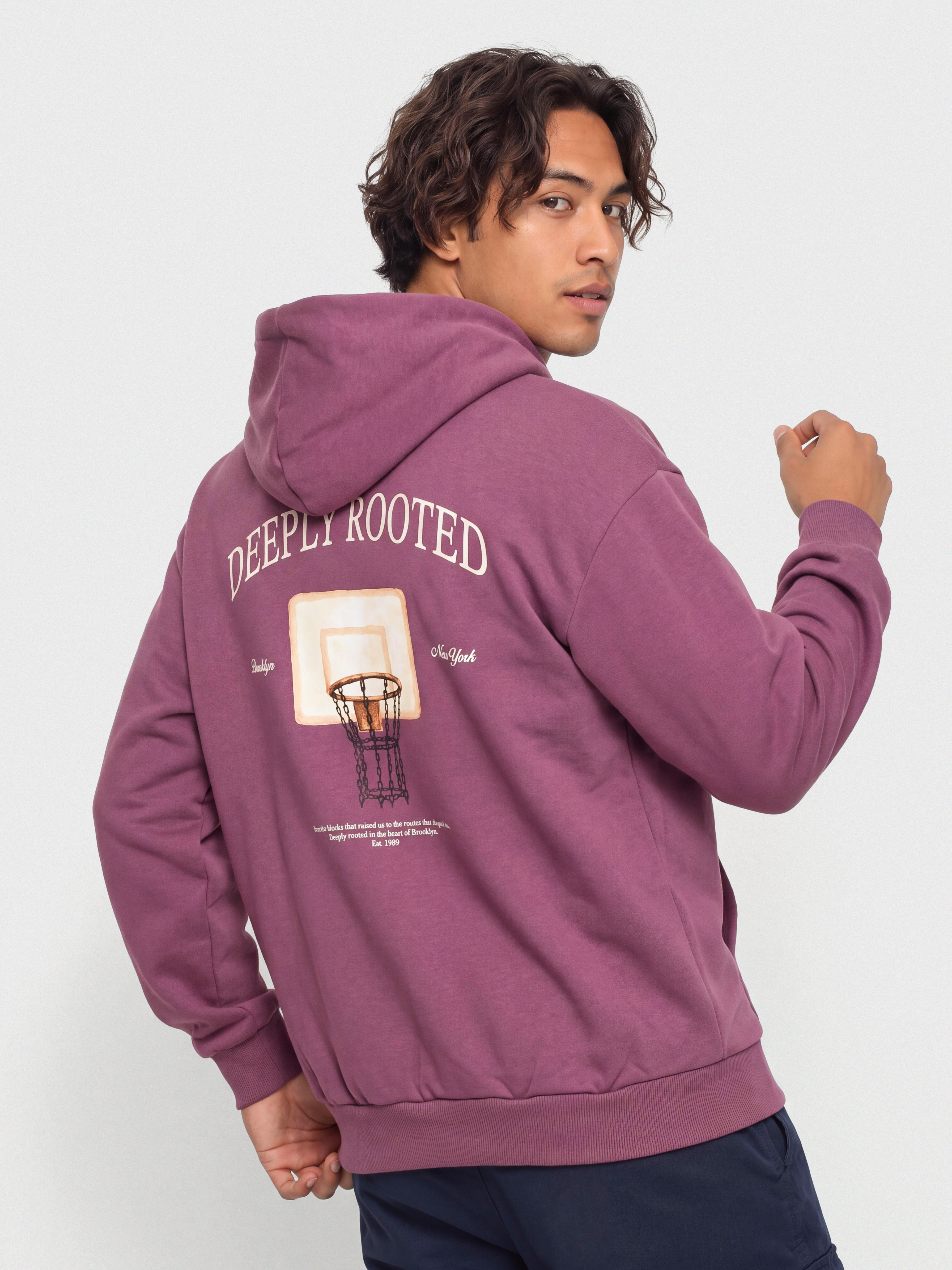 Karl Kani Signature Hoop Oversized HD Hoodie (berry)