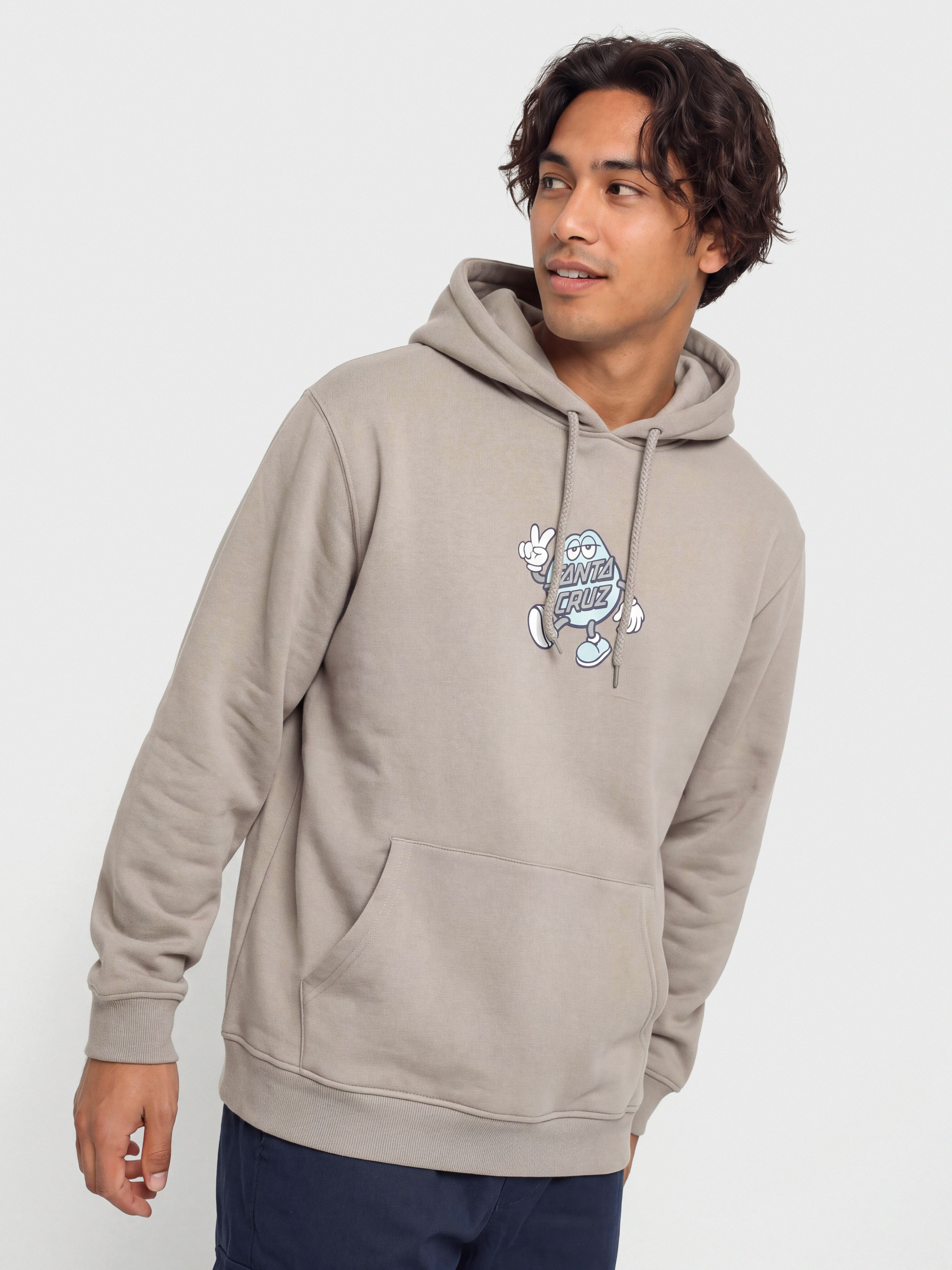 Santa Cruz Hoodie Dot Guy Front HD