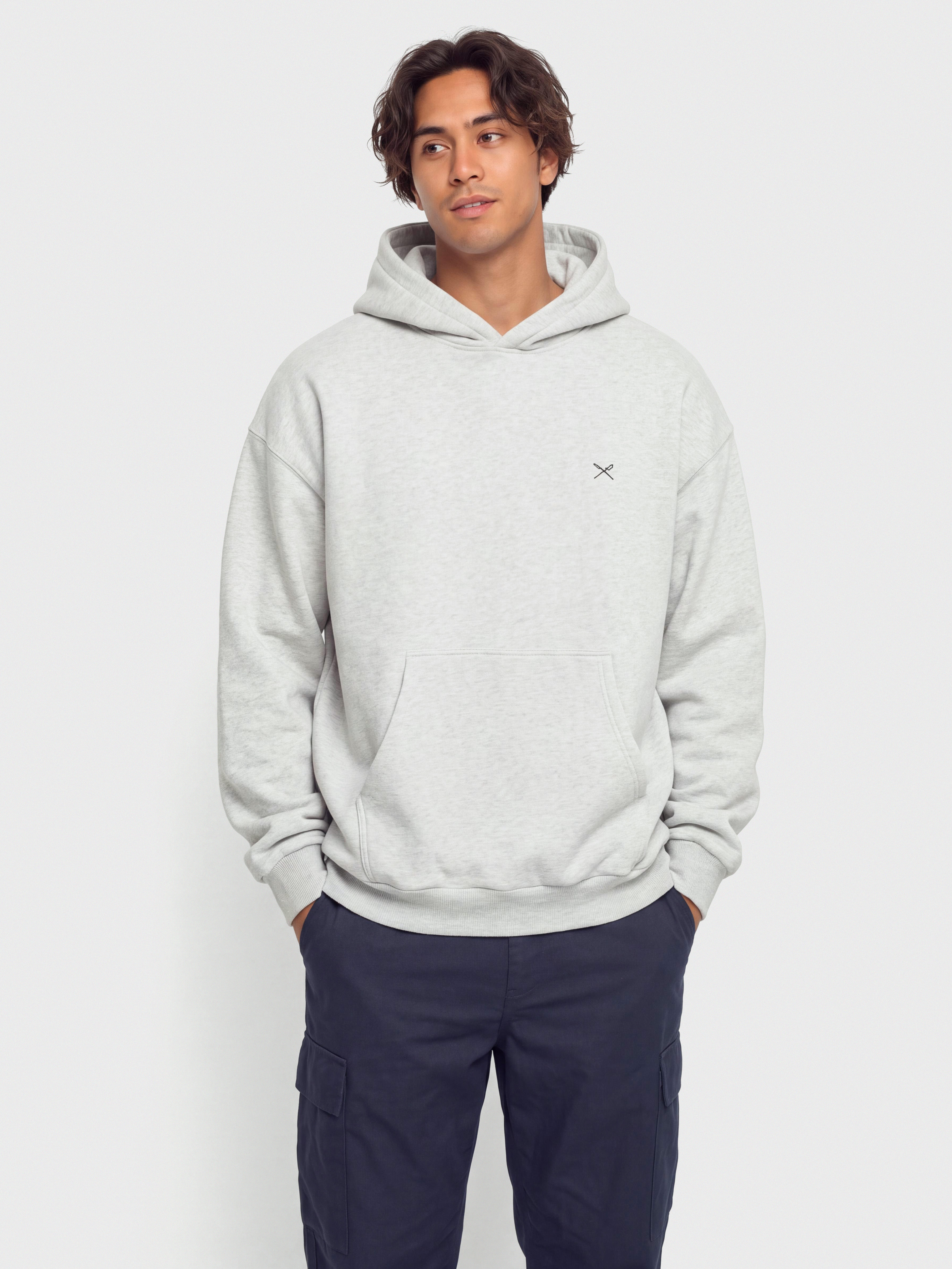 Iriedaily Hoodie Flagloose HD (grey-mel.)