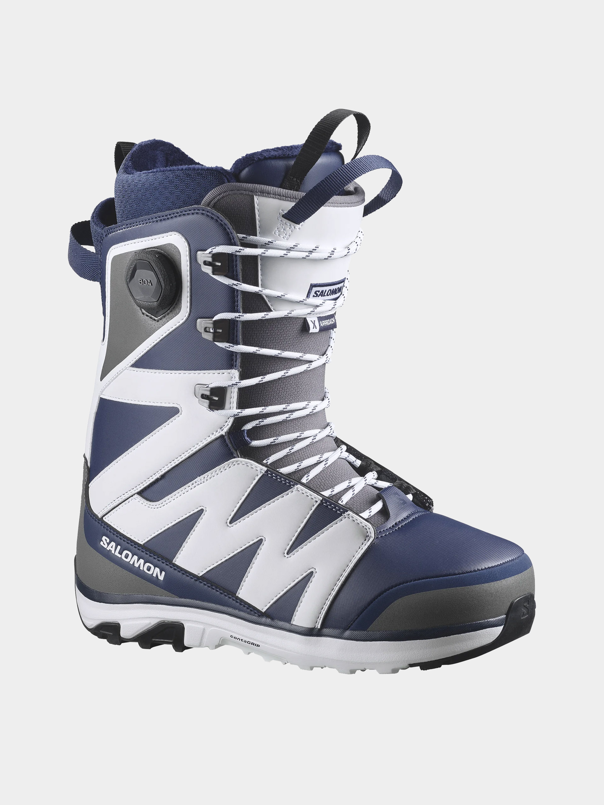 Salomon Snowboard boots X Approach Lace Sj Boa (naval academy/white)