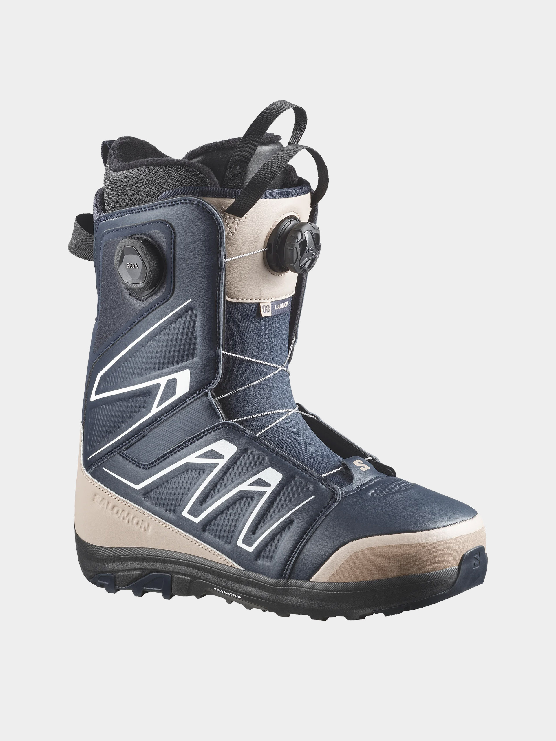 Herren Salomon Snowboard Schuhe Launch Boa Sj (blue nights/safari)